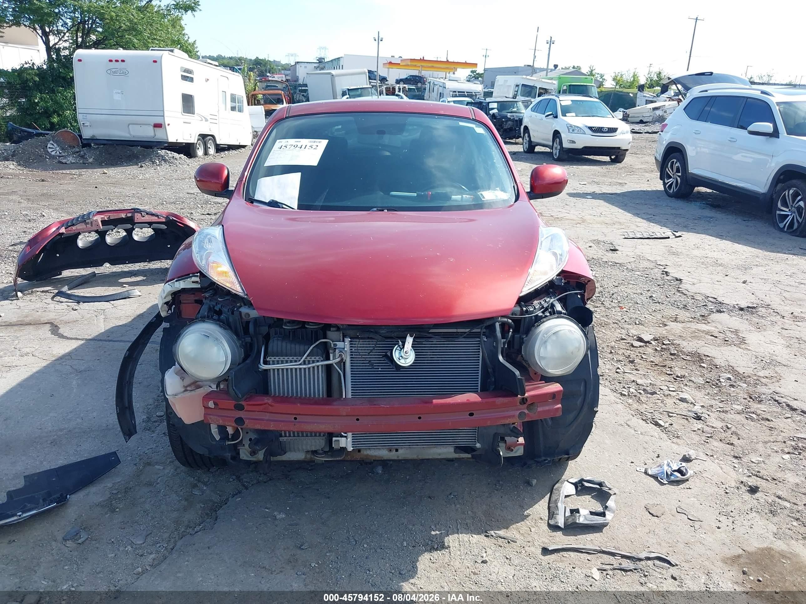 2012 Nissan Juke Sv Red vin: JN8AF5MV5CT127257
