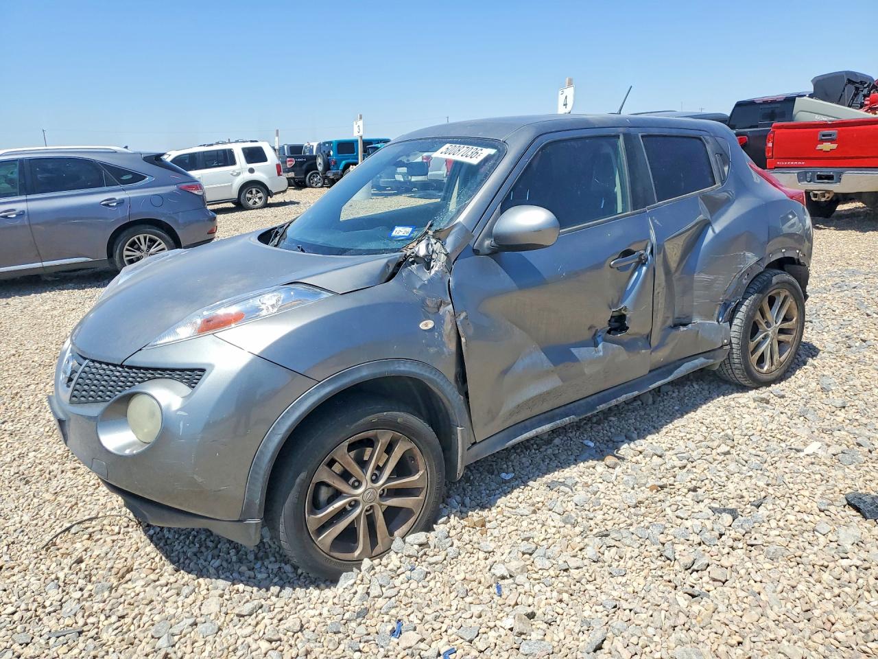 2013 Nissan Juke Gray vin: JN8AF5MV5DT206039