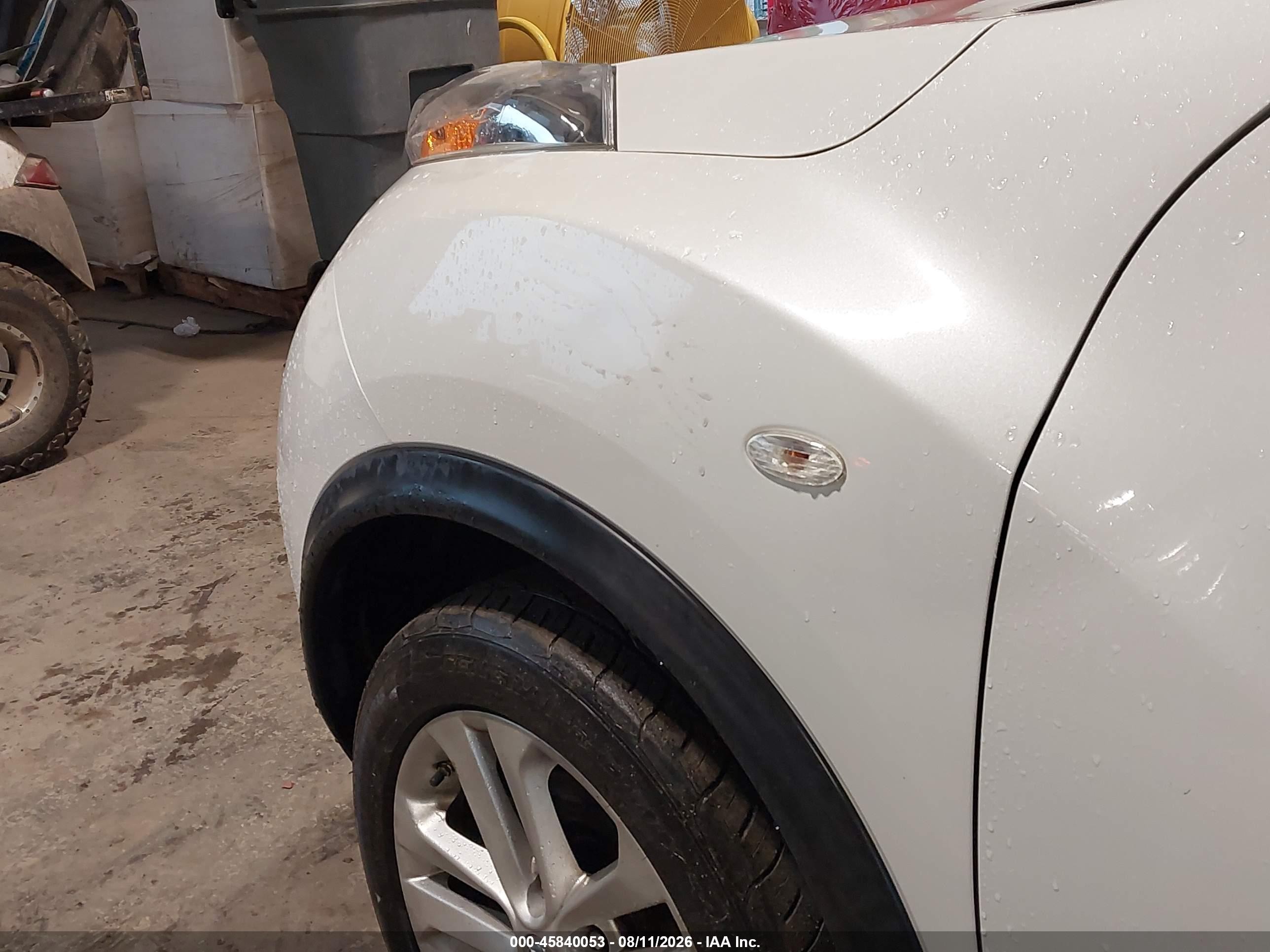 2013 Nissan Juke S White vin: JN8AF5MV5DT211600