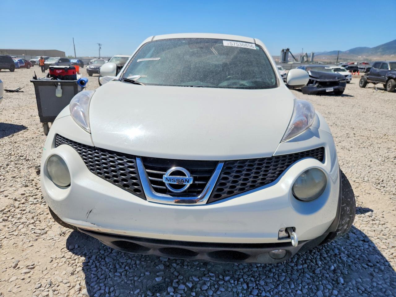 2013 Nissan Juke S Белый vin: JN8AF5MV5DT212357