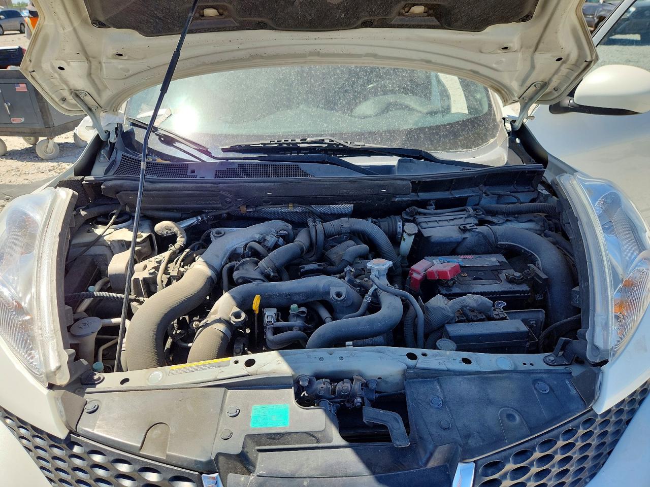 2013 Nissan Juke S Белый vin: JN8AF5MV5DT212357