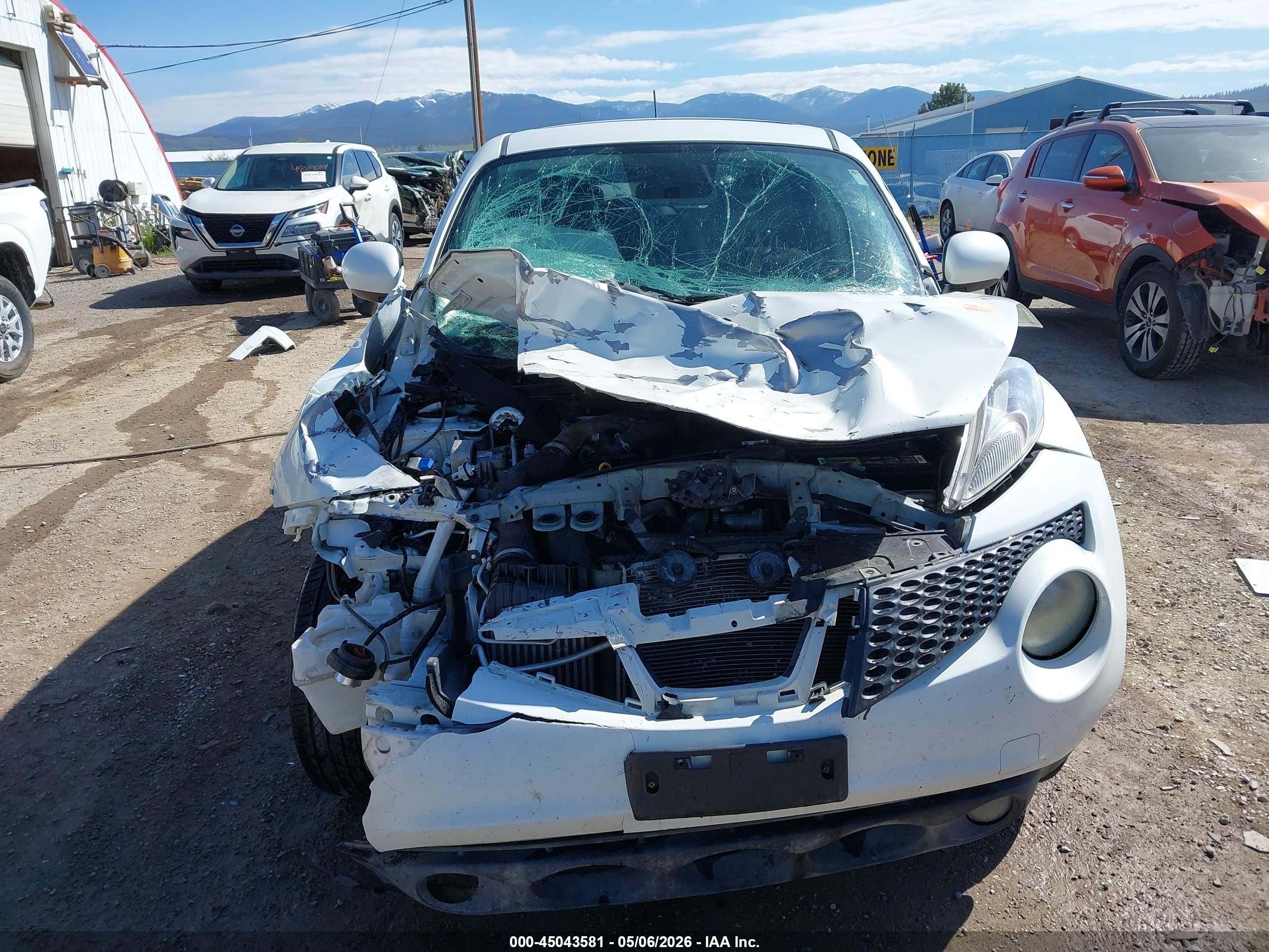 2013 Nissan Juke Sl White vin: JN8AF5MV5DT213511