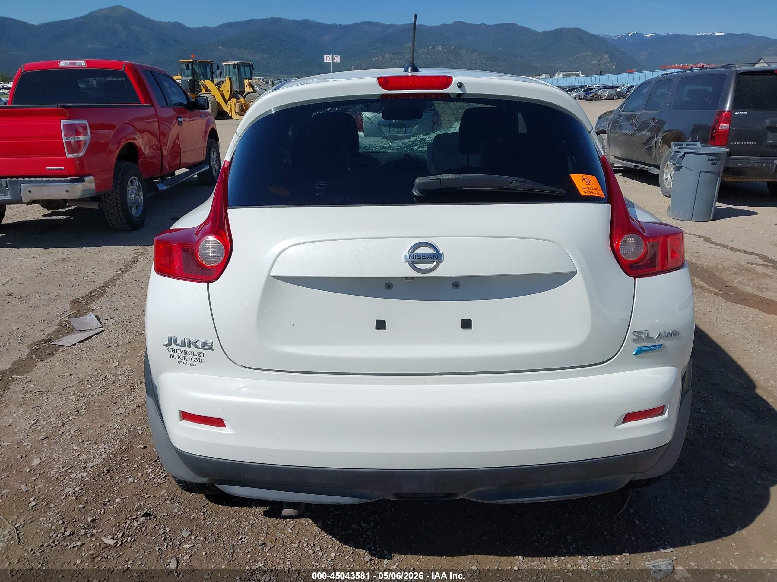 2013 Nissan Juke Sl White vin: JN8AF5MV5DT213511