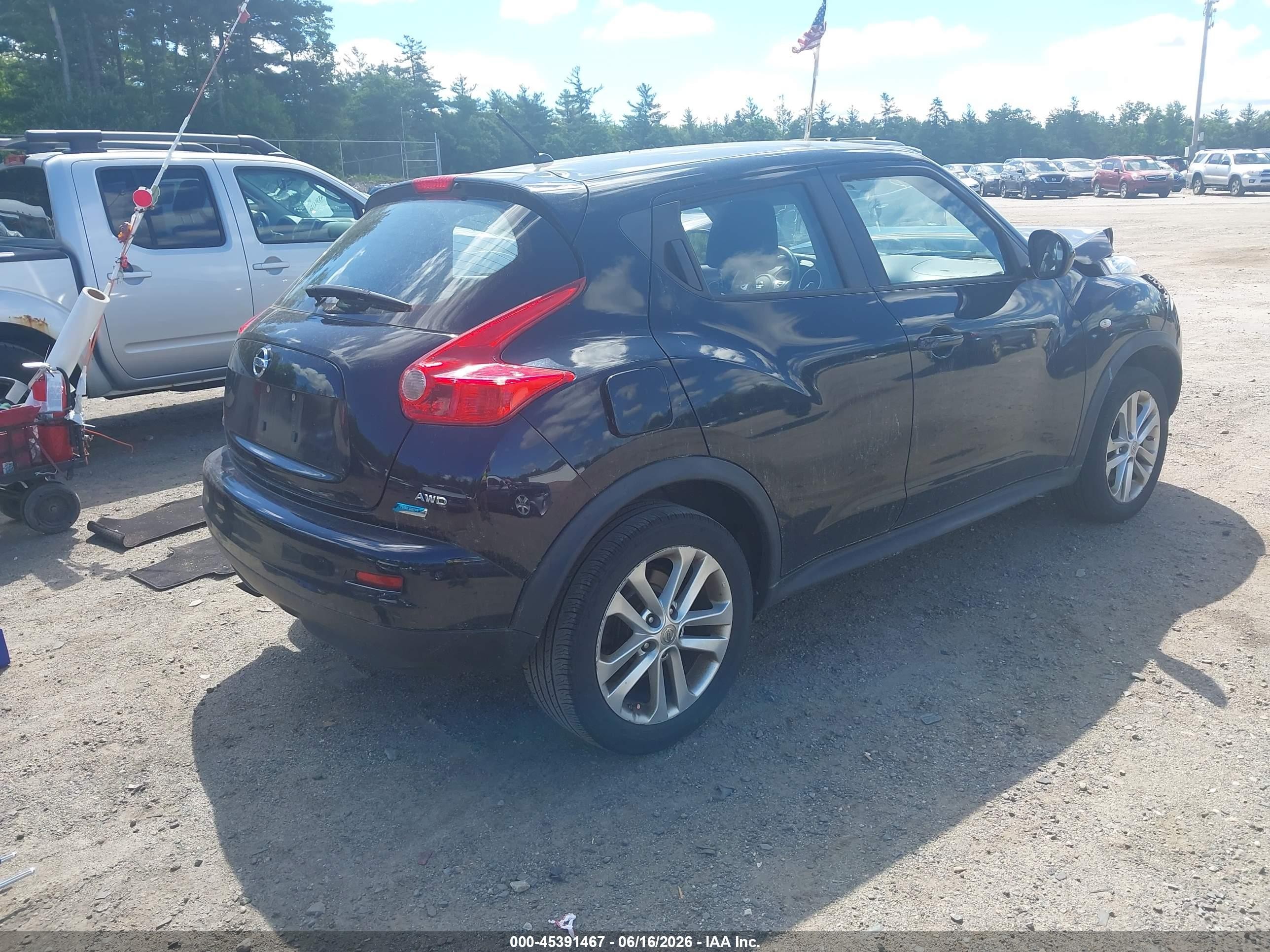 2013 Nissan Juke S Black vin: JN8AF5MV5DT217509