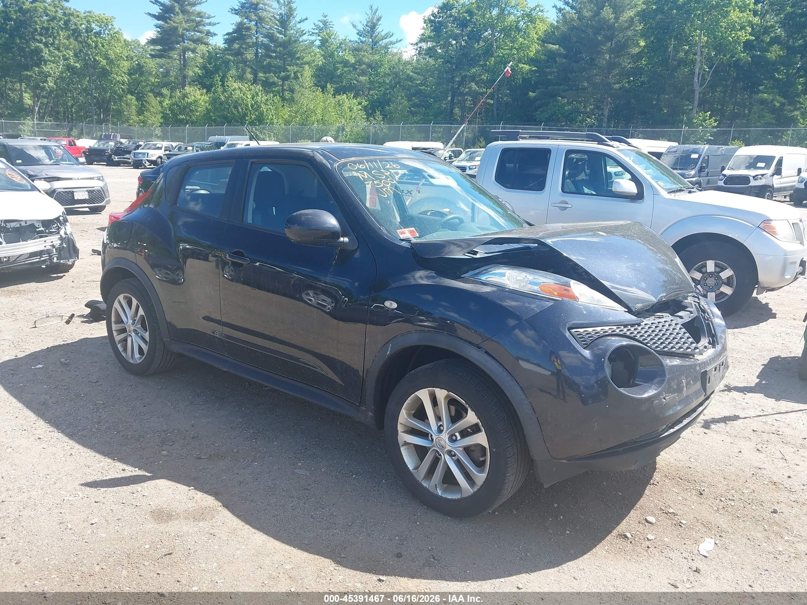 2013 Nissan Juke S Black vin: JN8AF5MV5DT217509