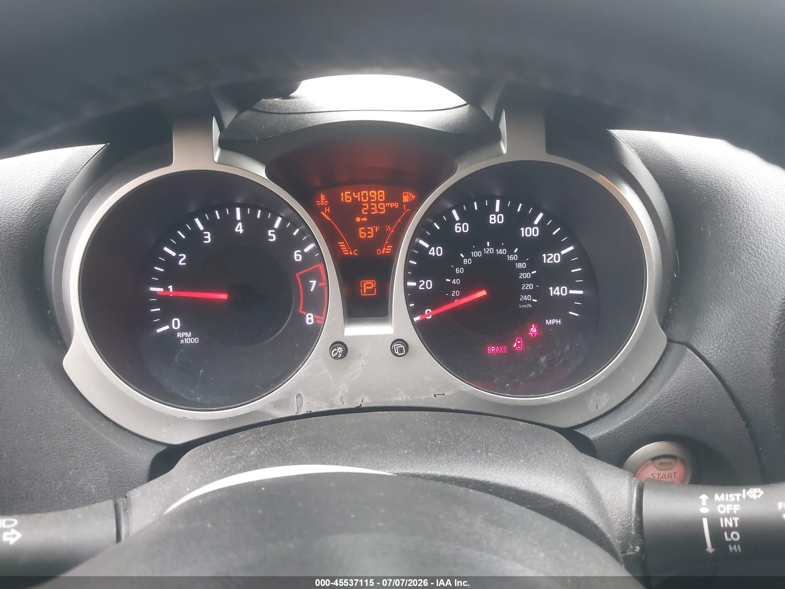 2013 Nissan Juke Sl Gray vin: JN8AF5MV5DT217851