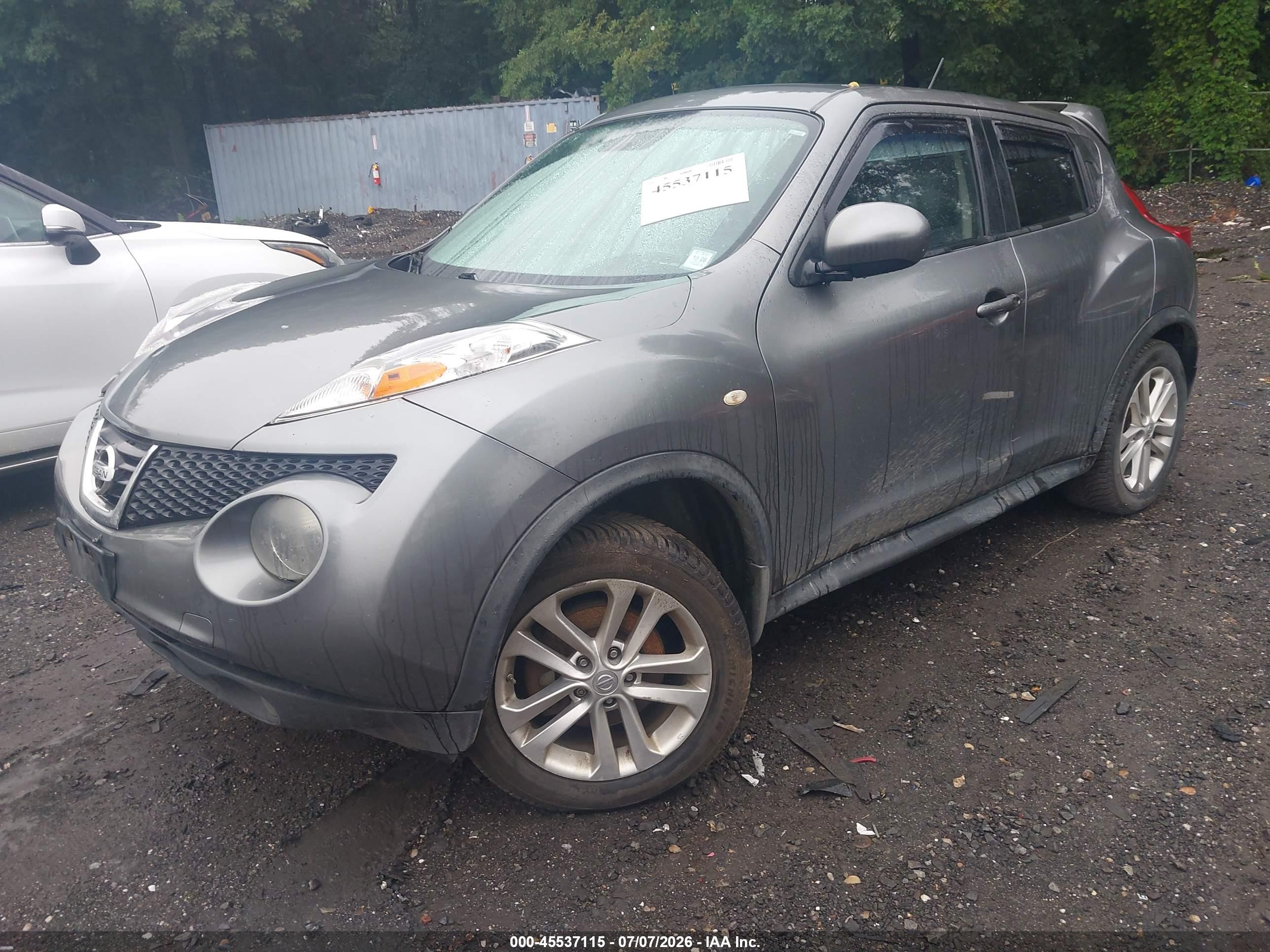 2013 Nissan Juke Sl Gray vin: JN8AF5MV5DT217851
