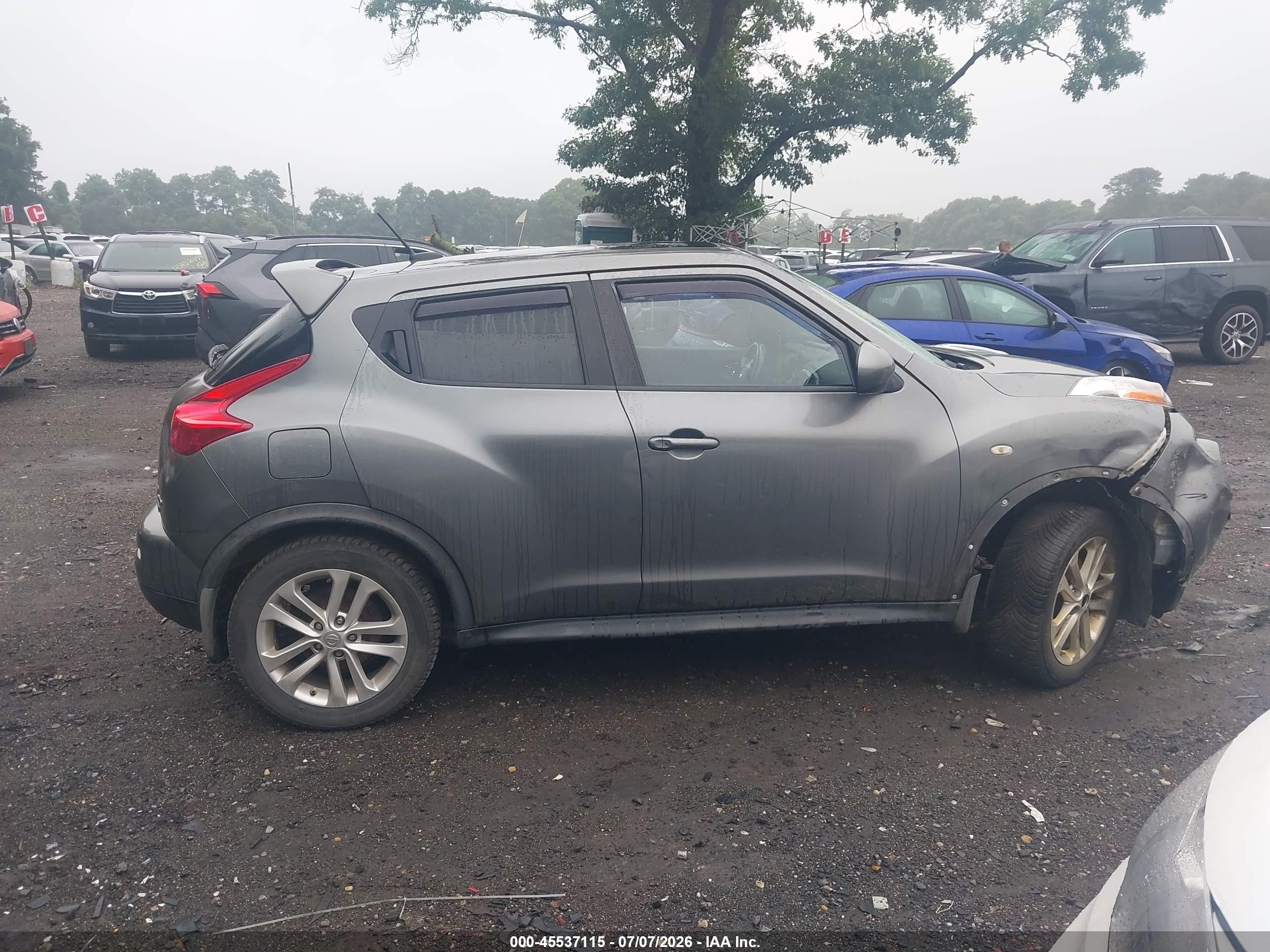 2013 Nissan Juke Sl Gray vin: JN8AF5MV5DT217851