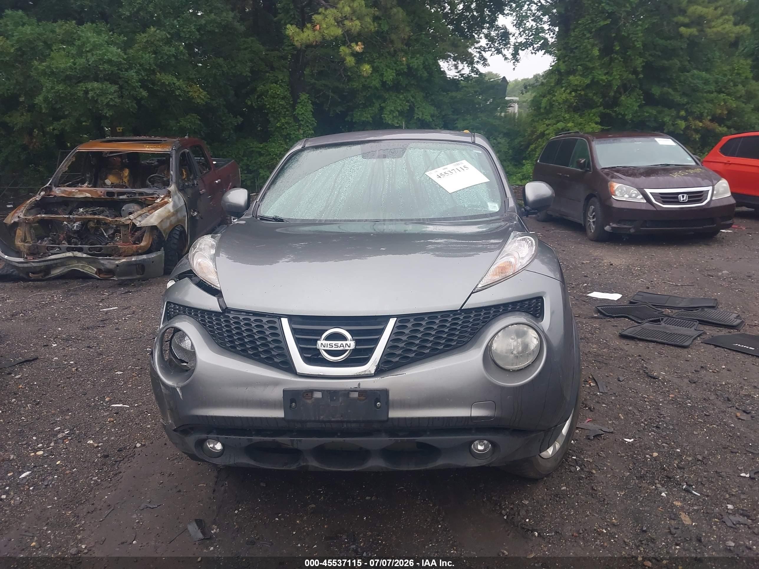 2013 Nissan Juke Sl Gray vin: JN8AF5MV5DT217851