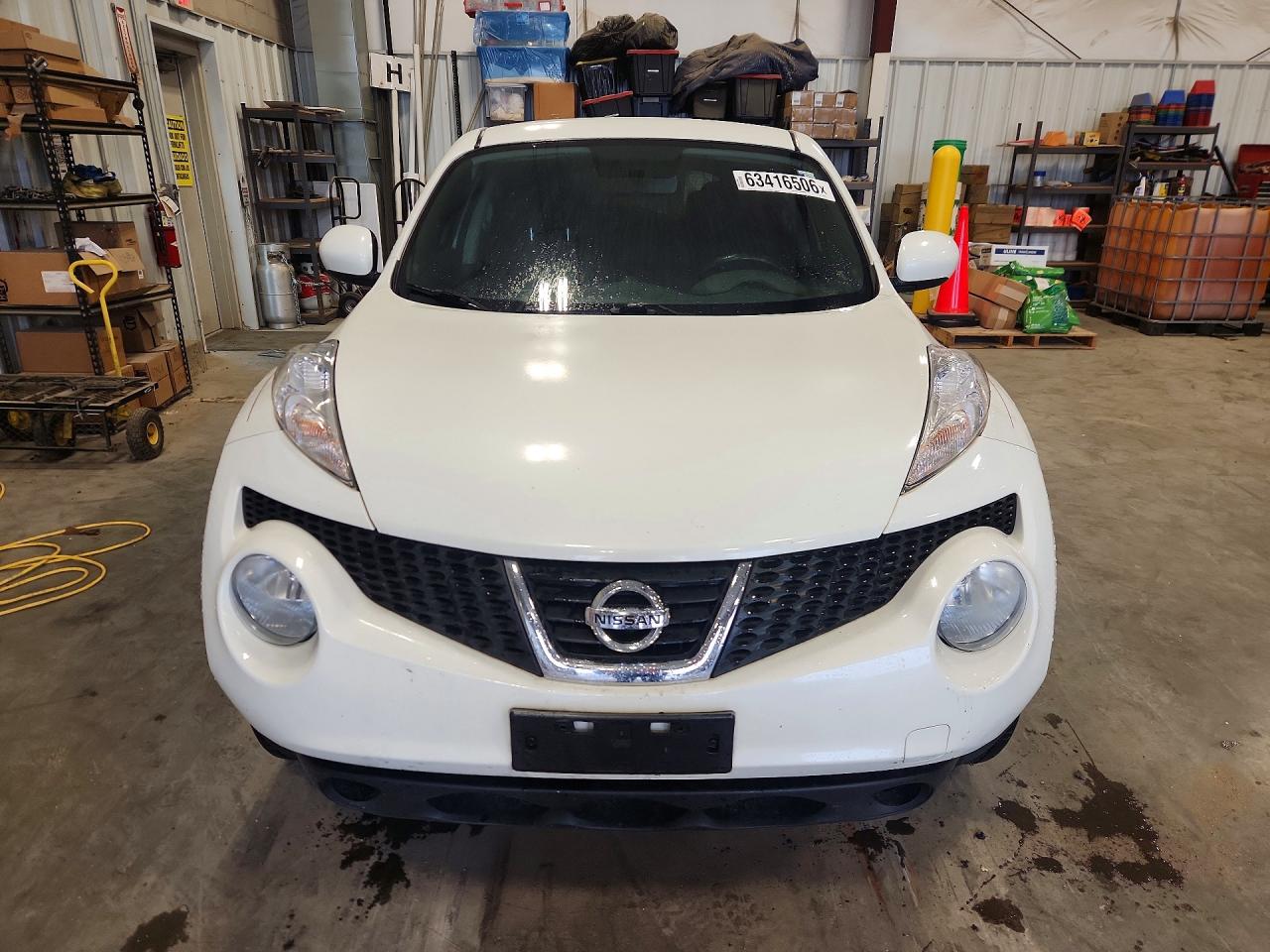 2014 Nissan Juke Sv White vin: JN8AF5MV5ET355231