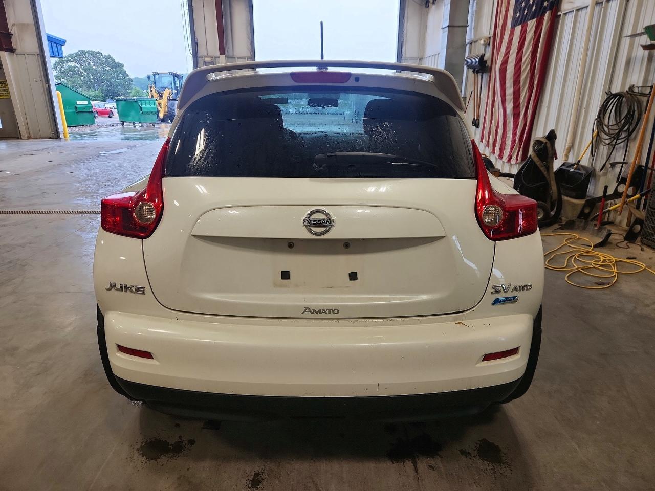 2014 Nissan Juke Sv White vin: JN8AF5MV5ET355231