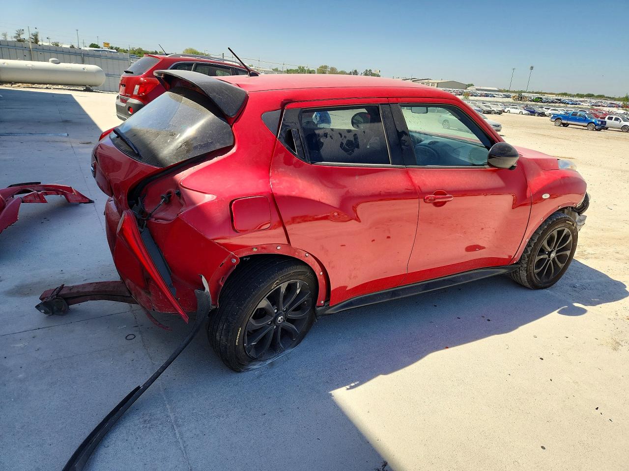 2014 Nissan Juke S Red vin: JN8AF5MV5ET358436