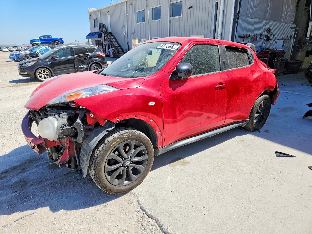 2014 Nissan Juke S Red vin: JN8AF5MV5ET358436