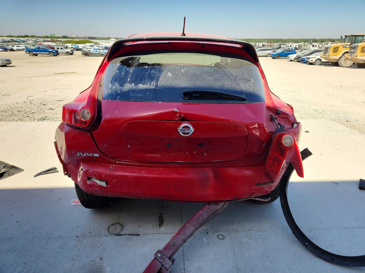 2014 Nissan Juke S Red vin: JN8AF5MV5ET358436