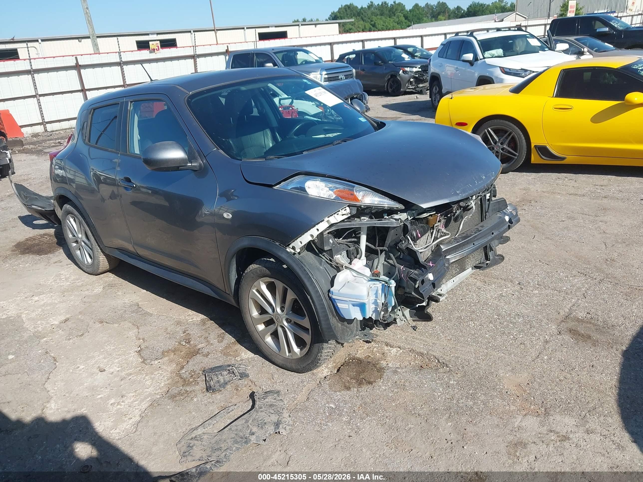 2014 Nissan Juke Sl Gray vin: JN8AF5MV5ET359604
