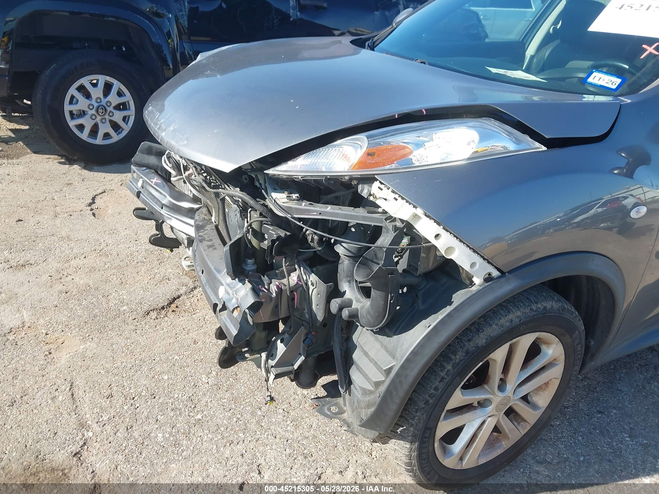 2014 Nissan Juke Sl Gray vin: JN8AF5MV5ET359604