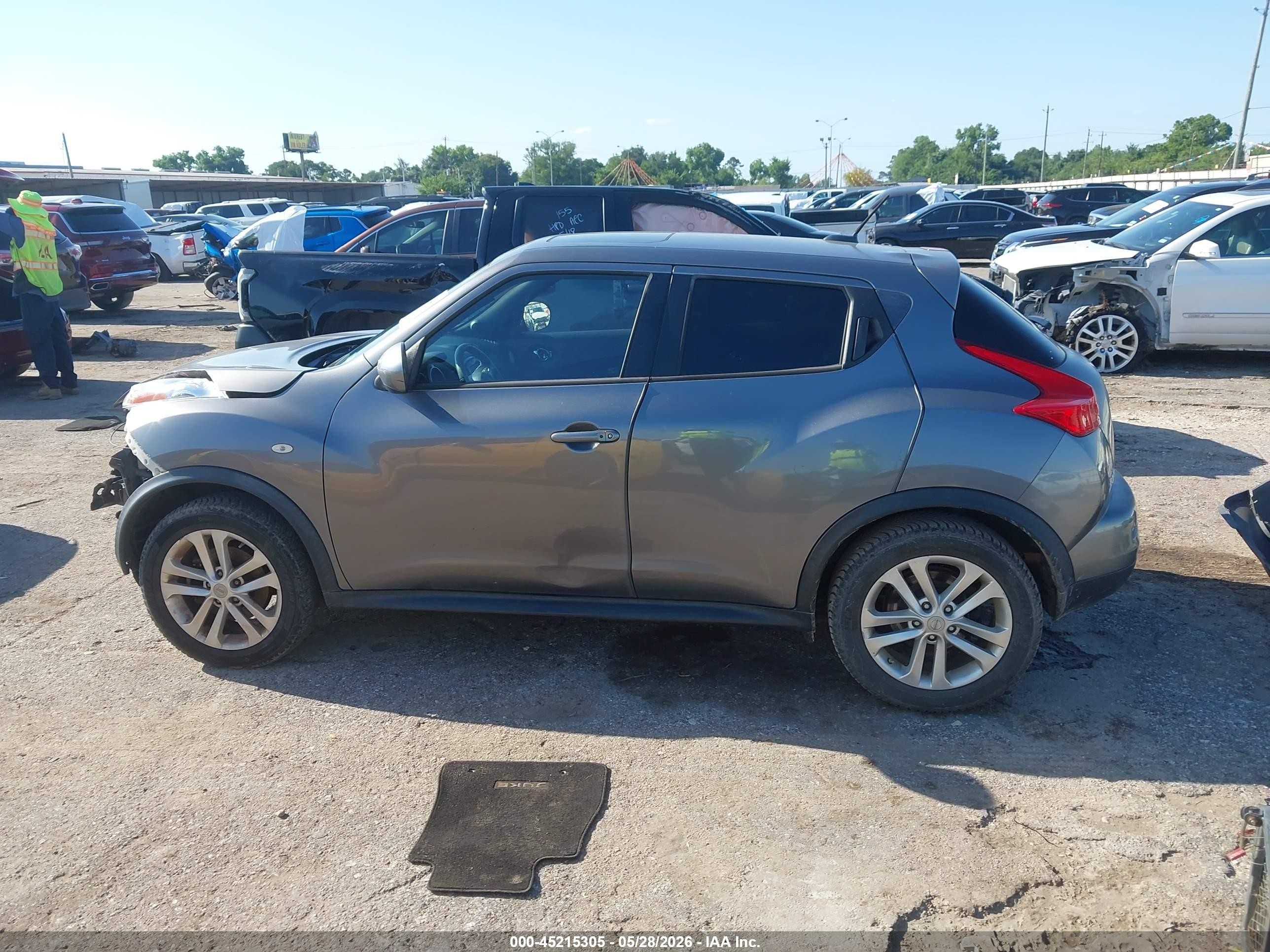 2014 Nissan Juke Sl Gray vin: JN8AF5MV5ET359604