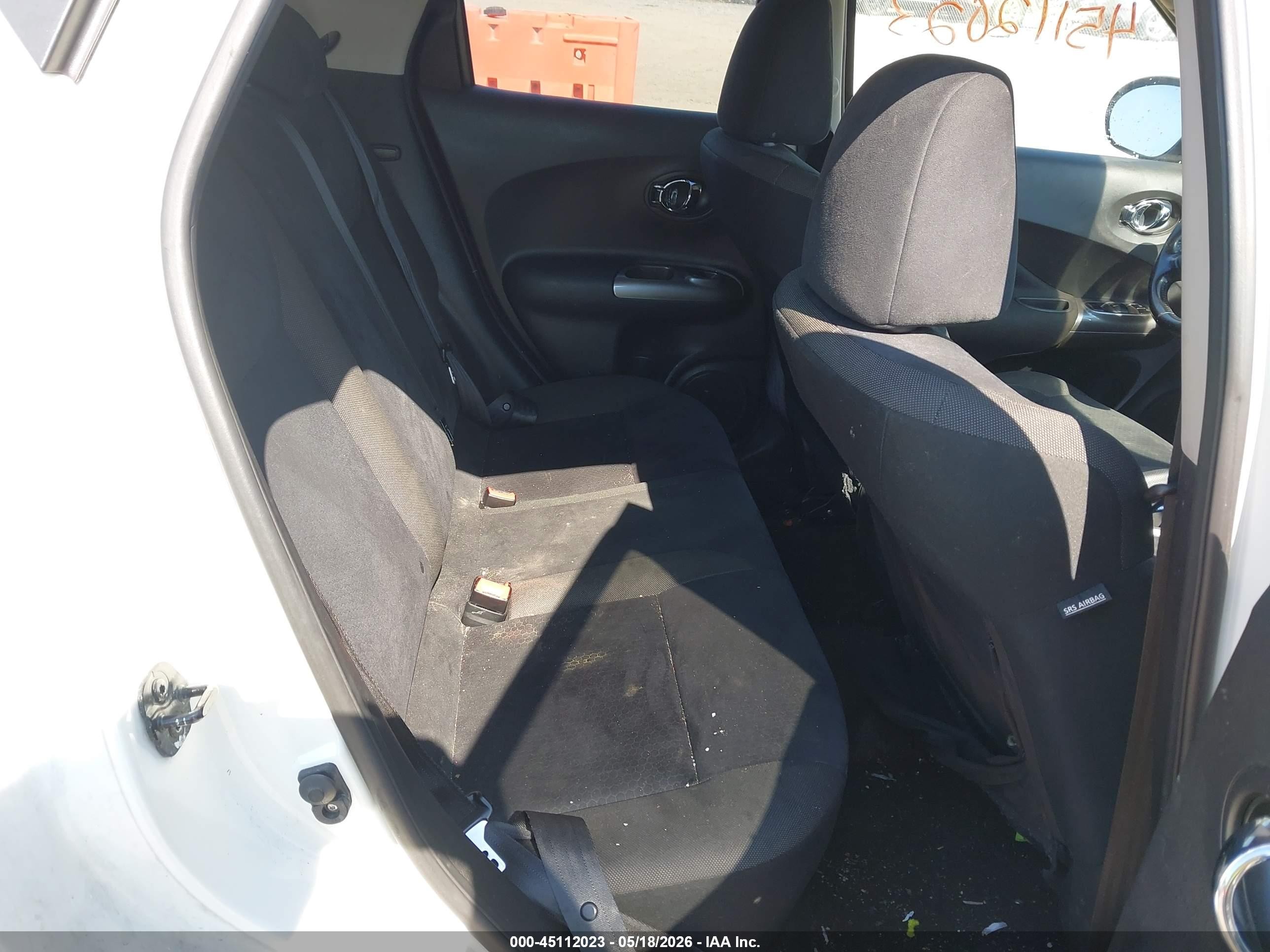 2014 Nissan Juke Sv White vin: JN8AF5MV5ET361126