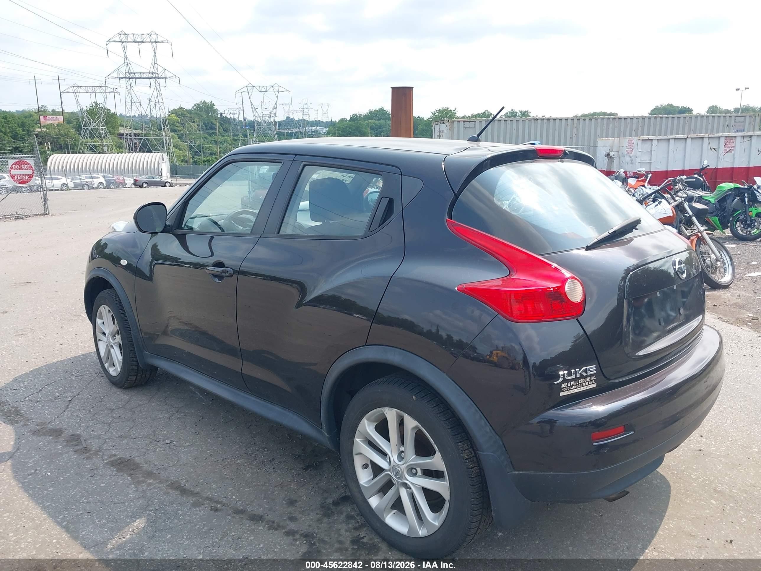 2014 Nissan Juke S Burgundy vin: JN8AF5MV5ET363569