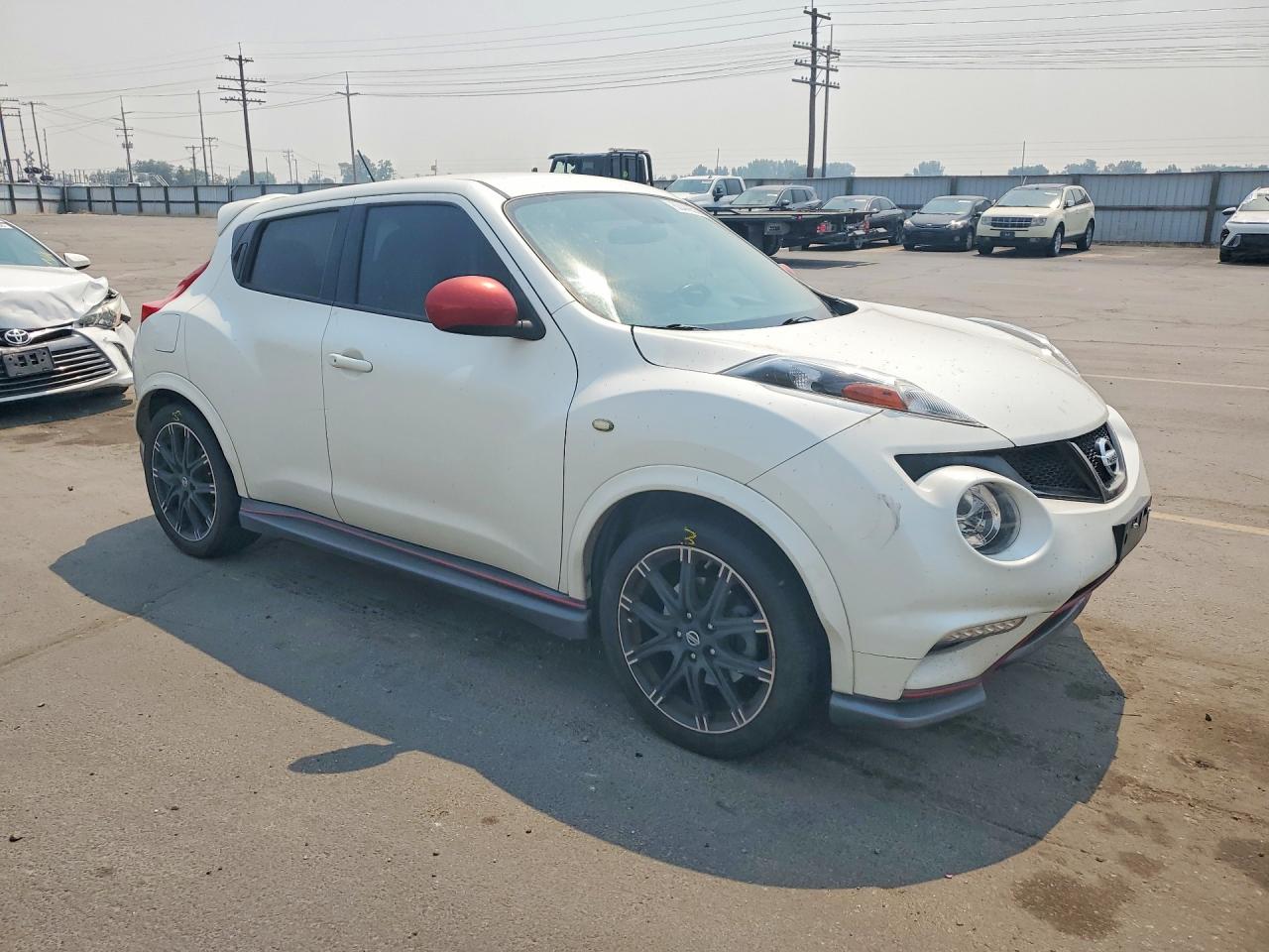 2014 Nissan Juke Nismo White vin: JN8AF5MV5ET366469