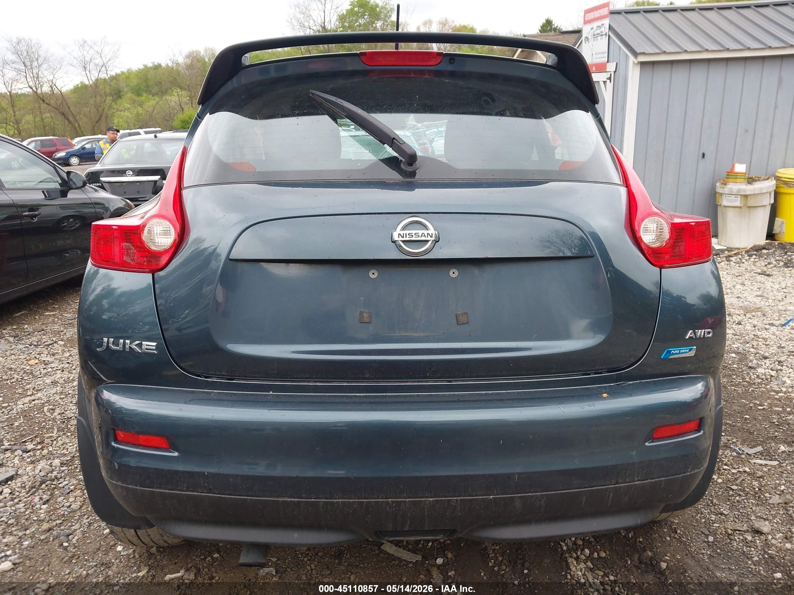 2014 Nissan Juke S Blue vin: JN8AF5MV5ET482058