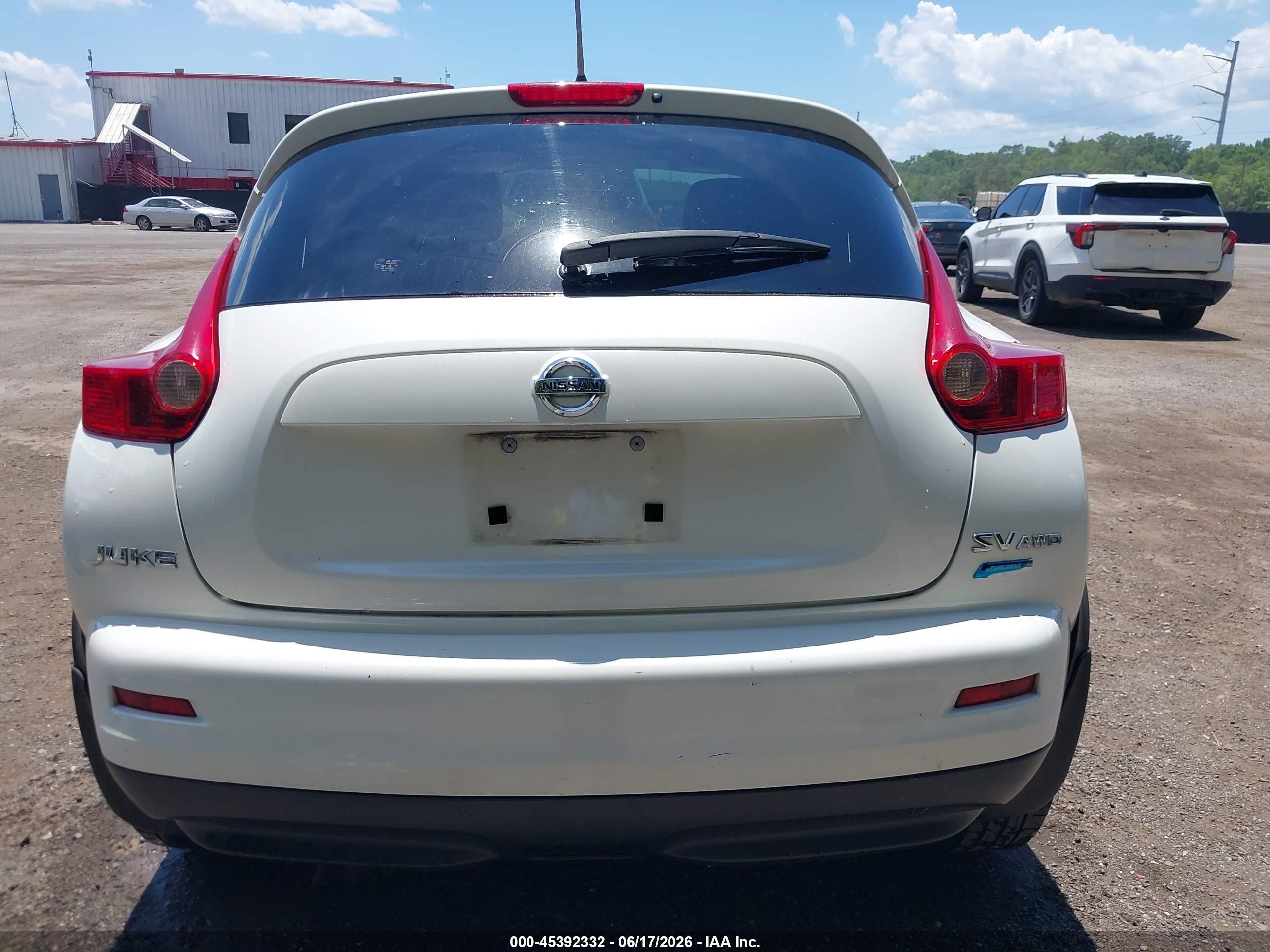 2014 Nissan Juke Sv White vin: JN8AF5MV5ET482898
