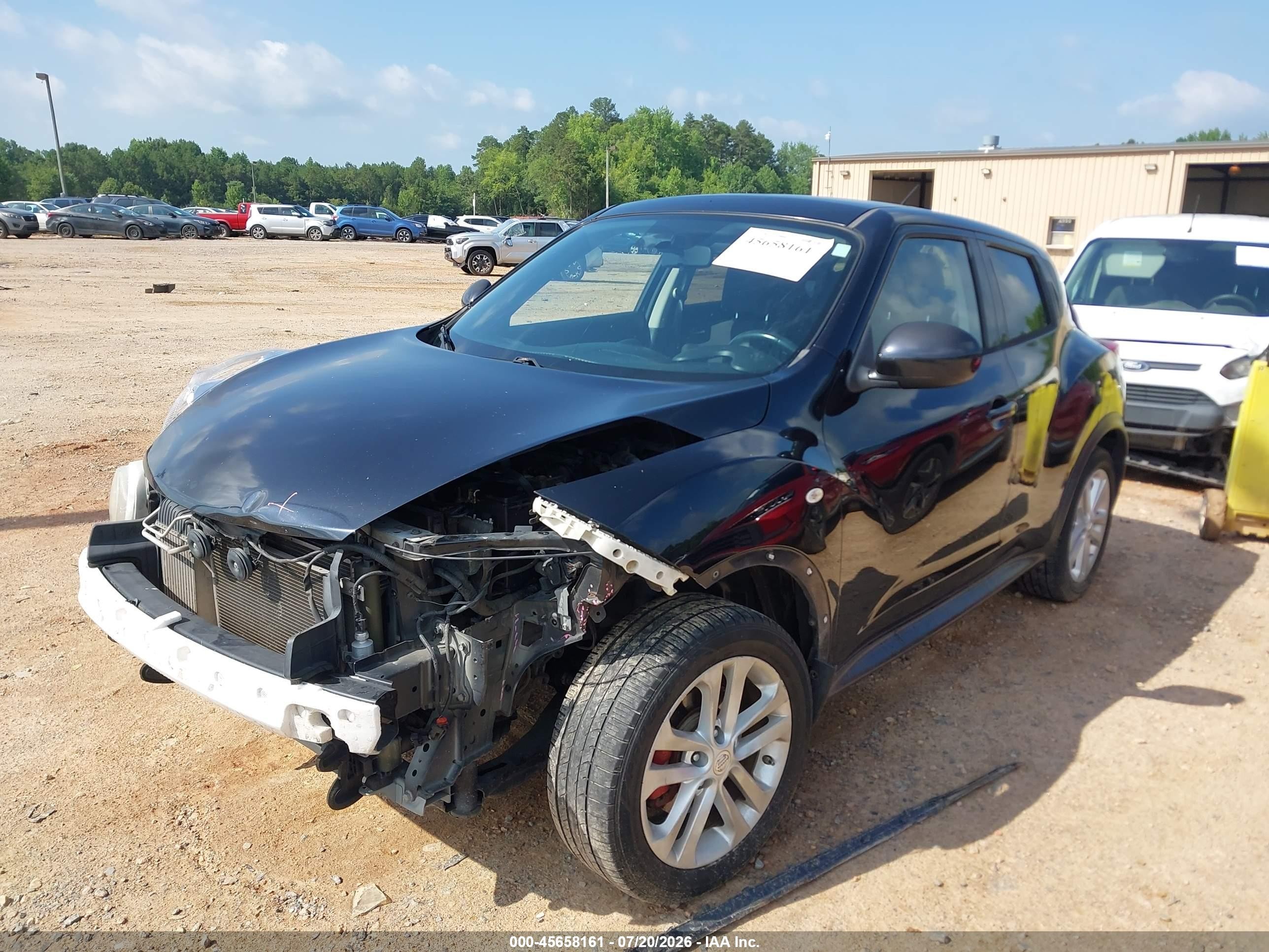 2014 Nissan Juke Sv Black vin: JN8AF5MV5ET484358