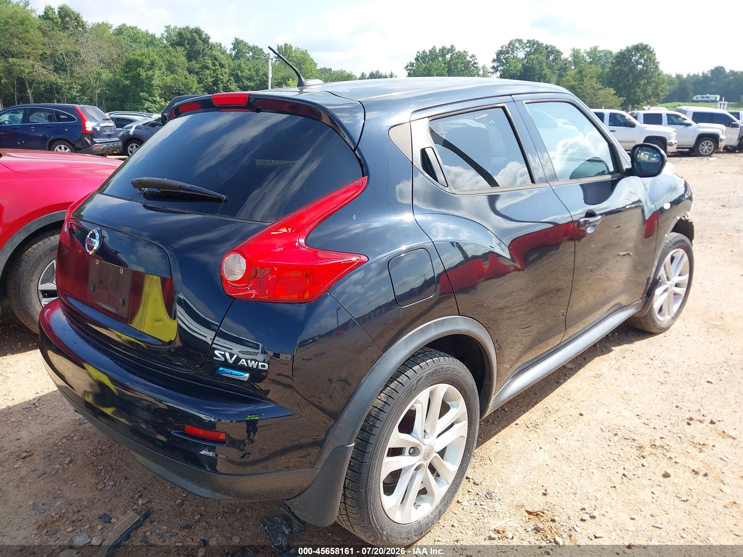 2014 Nissan Juke Sv Black vin: JN8AF5MV5ET484358