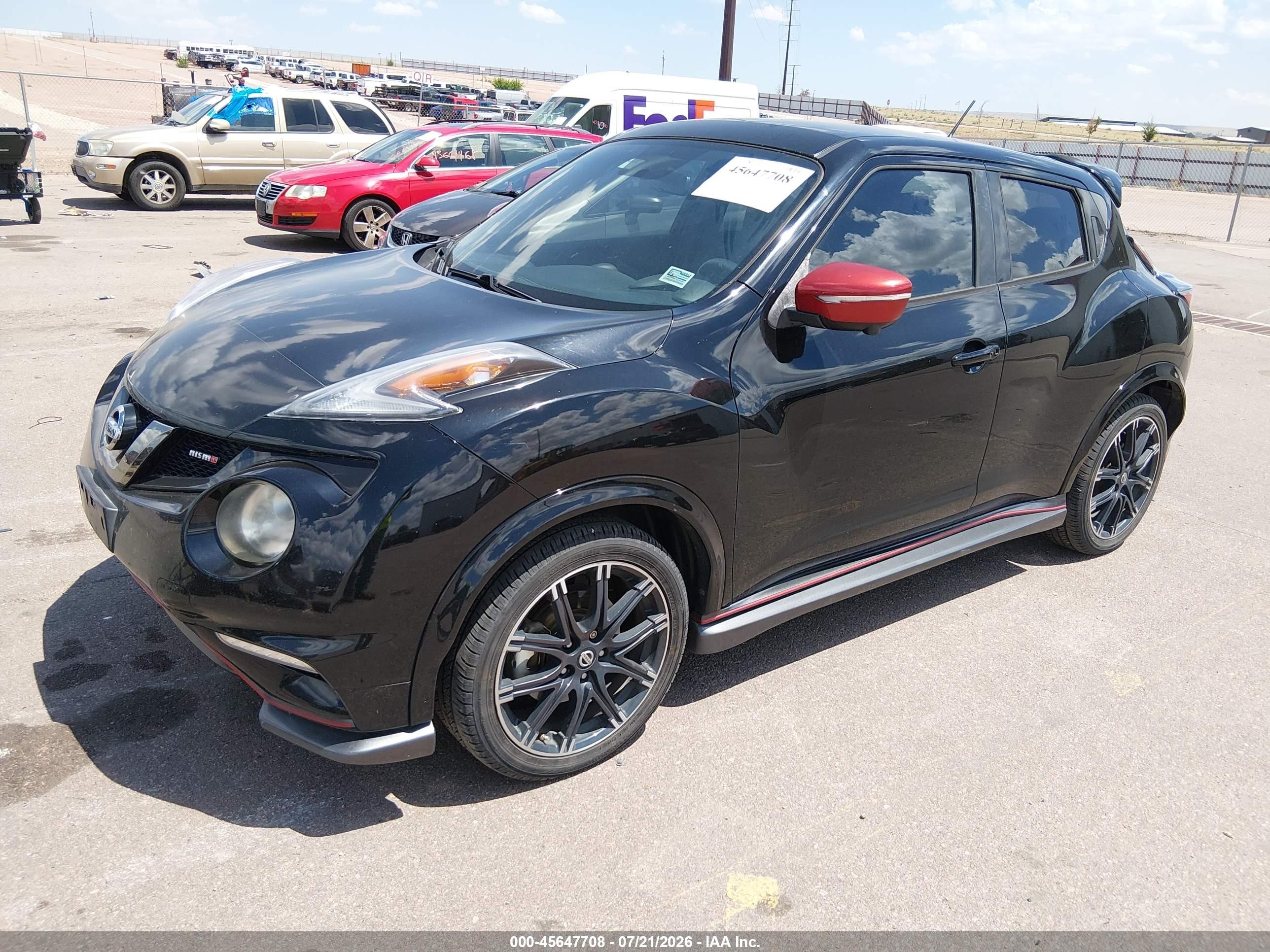 2015 Nissan Juke Nismo Black vin: JN8AF5MV5FT553454