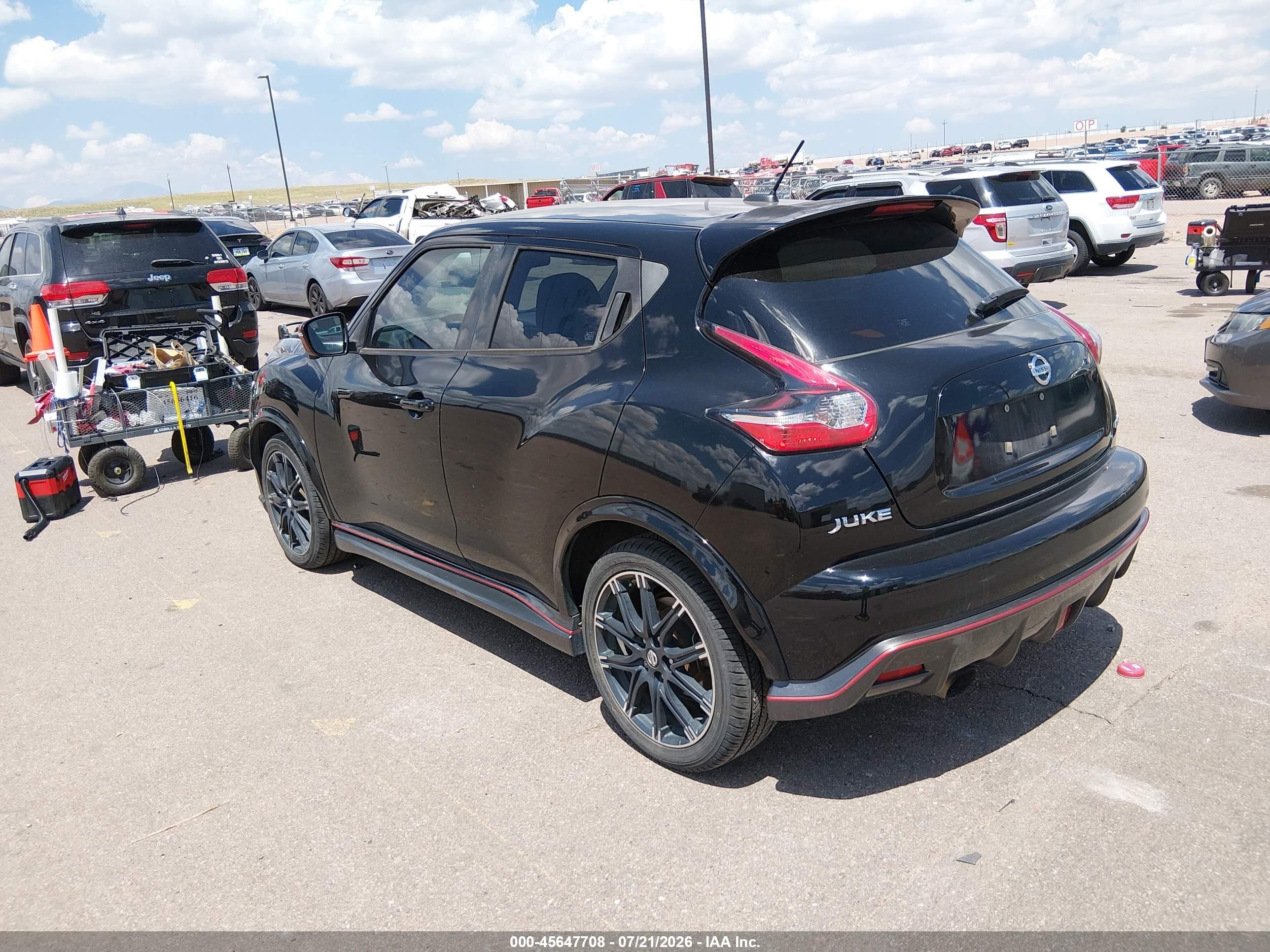 2015 Nissan Juke Nismo Black vin: JN8AF5MV5FT553454