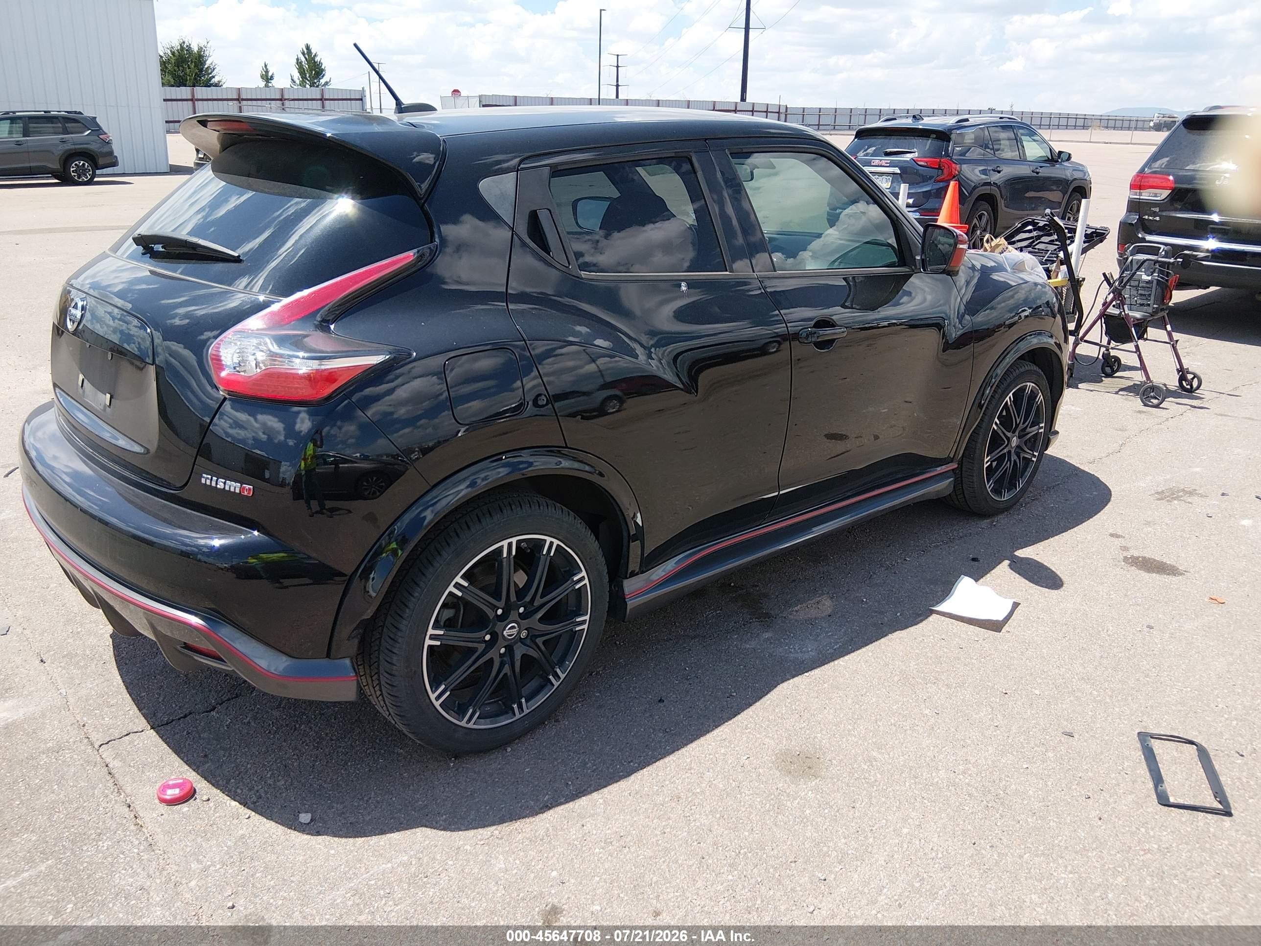 2015 Nissan Juke Nismo Black vin: JN8AF5MV5FT553454