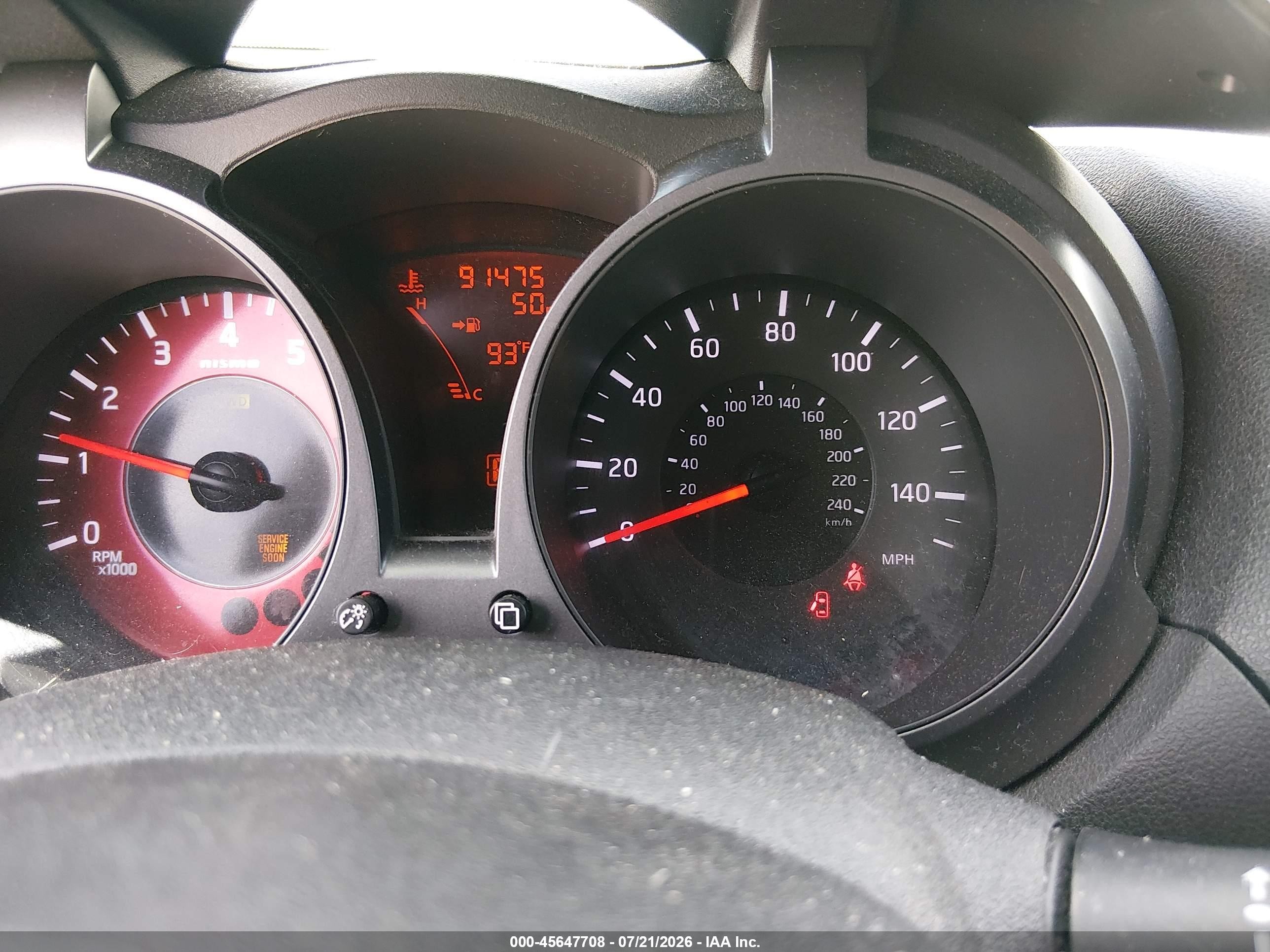 2015 Nissan Juke Nismo Black vin: JN8AF5MV5FT553454