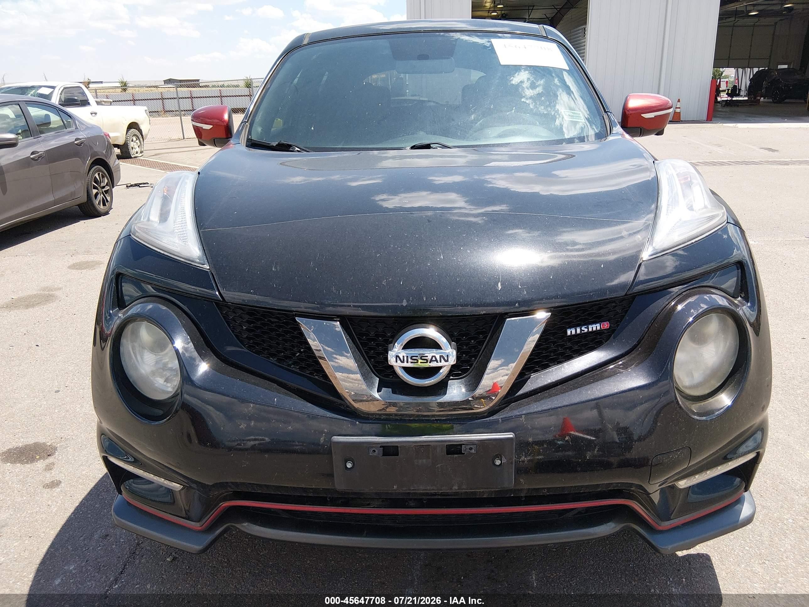 2015 Nissan Juke Nismo Black vin: JN8AF5MV5FT553454