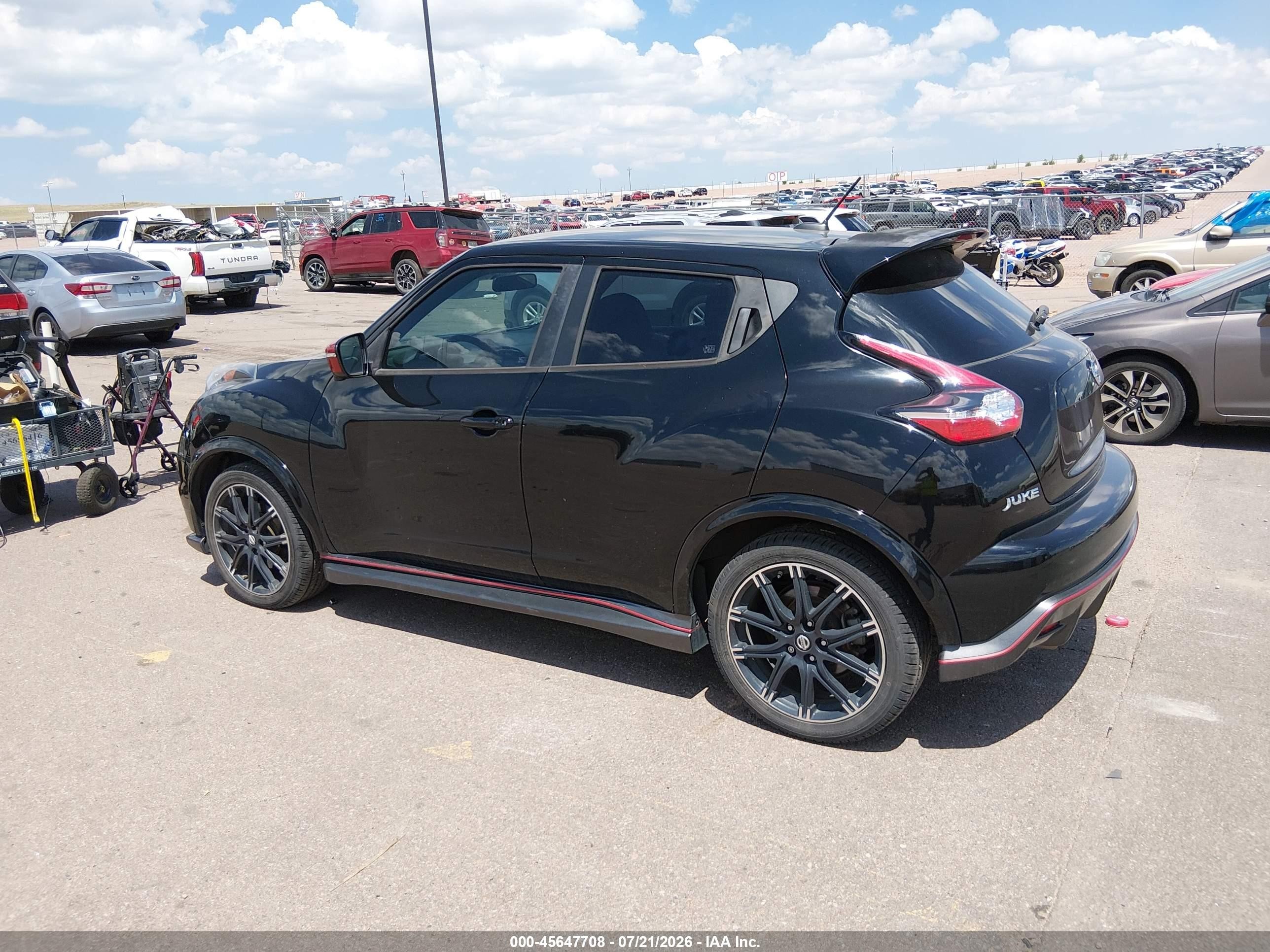 2015 Nissan Juke Nismo Black vin: JN8AF5MV5FT553454