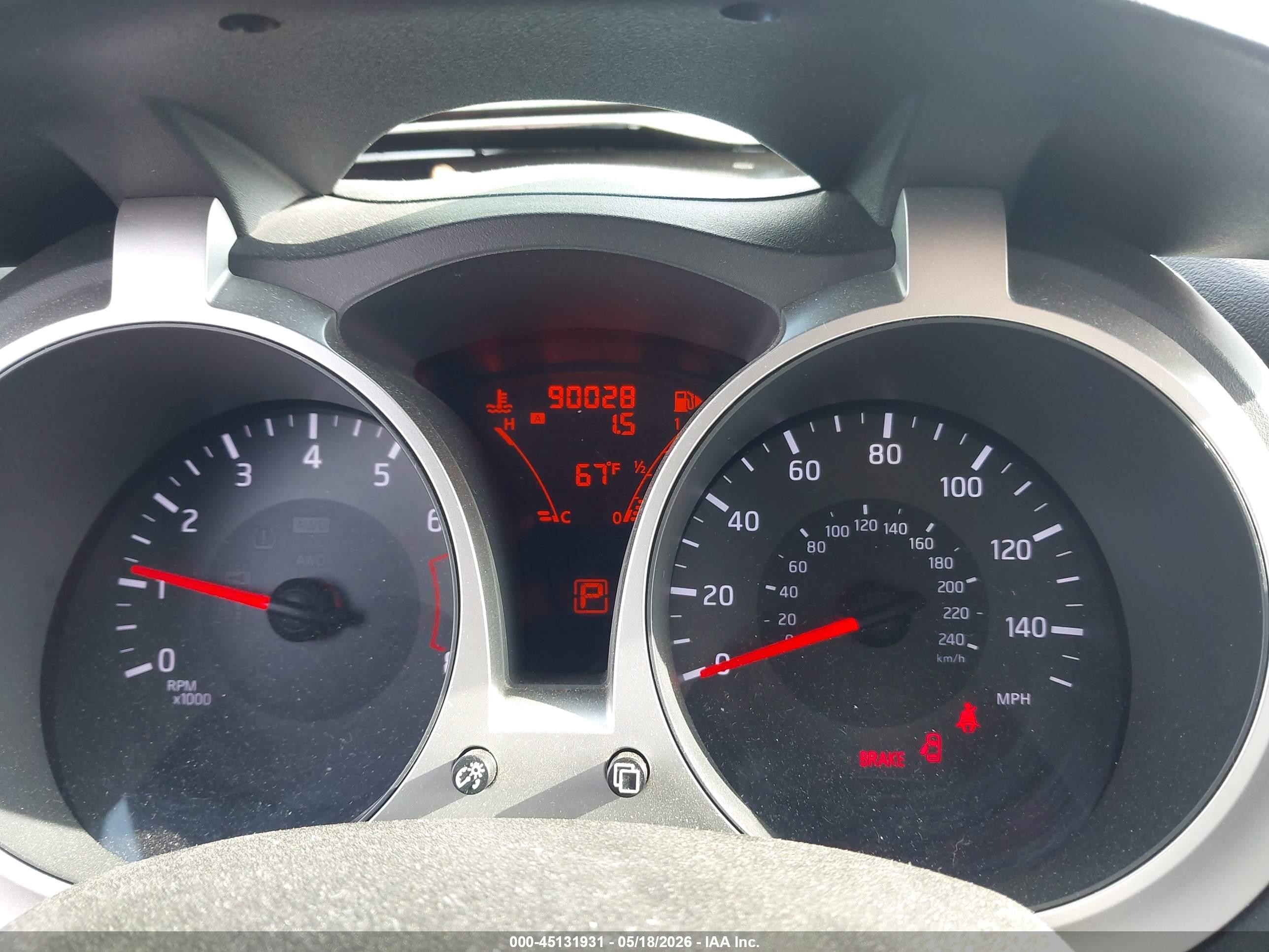 2015 Nissan Juke Sv Red vin: JN8AF5MV5FT554653