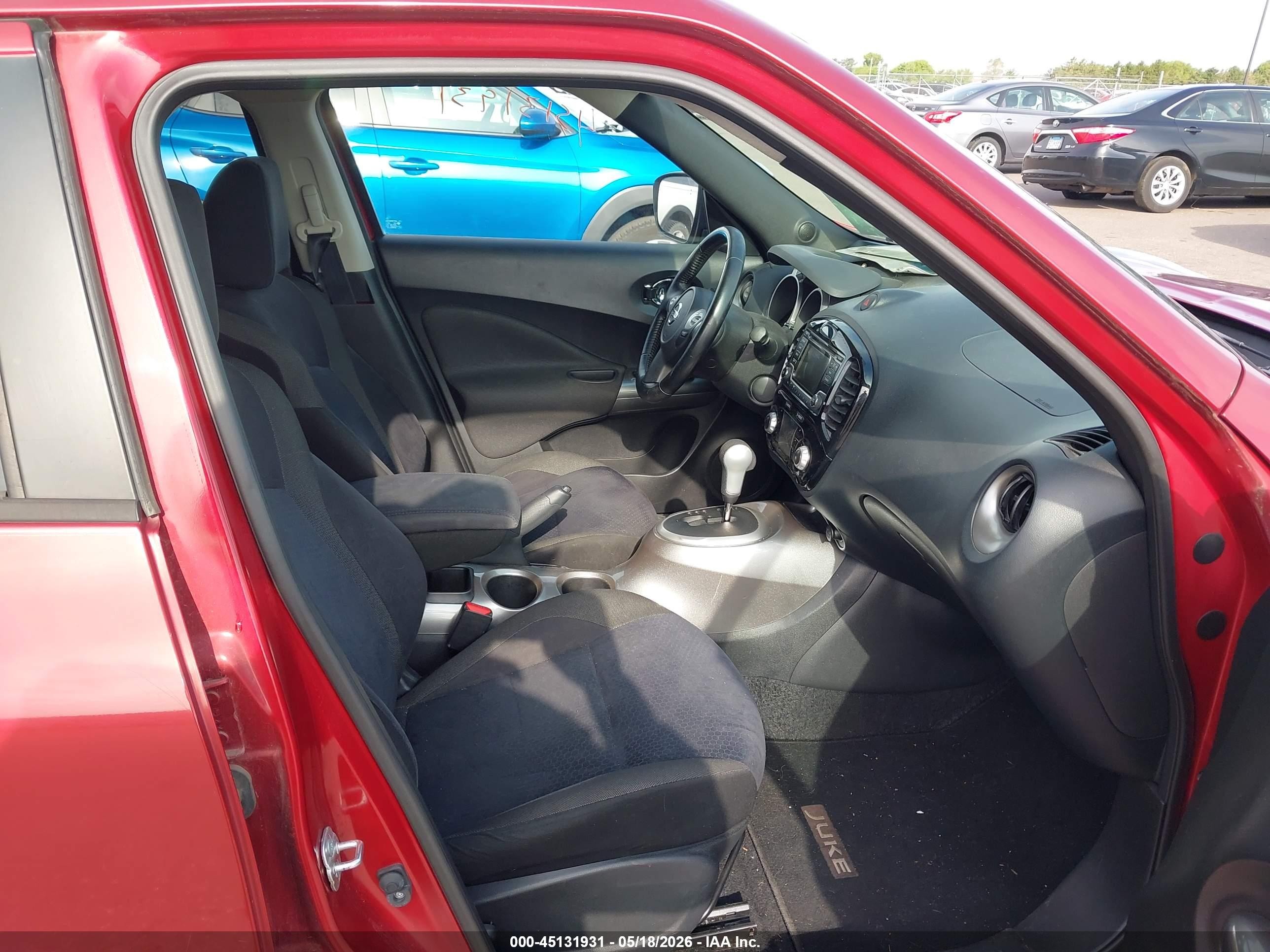 2015 Nissan Juke Sv Red vin: JN8AF5MV5FT554653