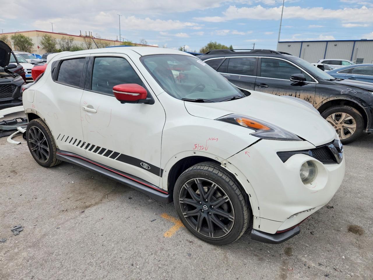 2015 Nissan Juke Nismo White vin: JN8AF5MV5FT559996