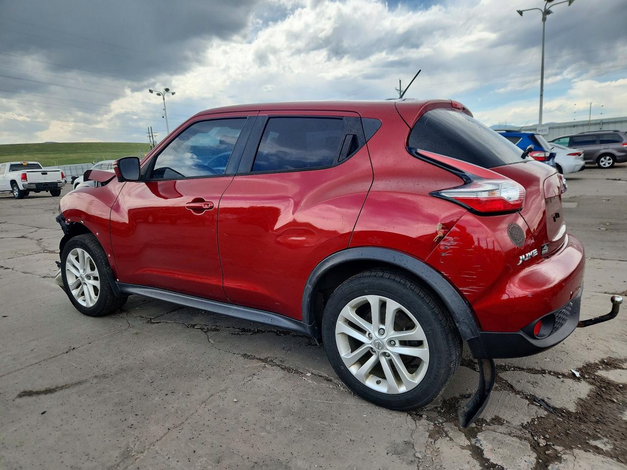 2015 Nissan Juke Sl Red vin: JN8AF5MV5FT563336