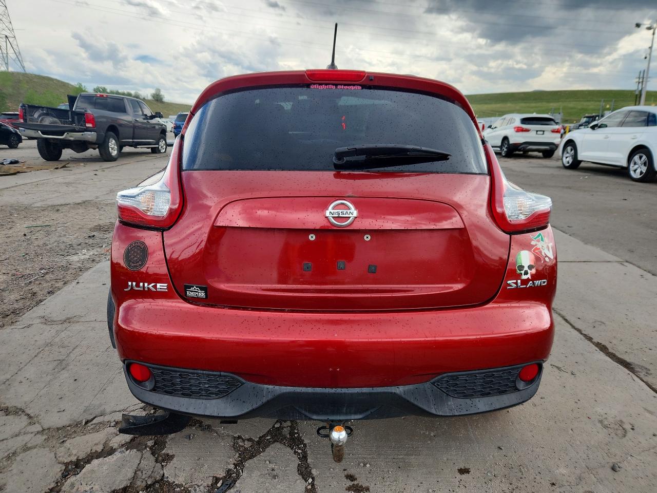 2015 Nissan Juke Sl Red vin: JN8AF5MV5FT563336