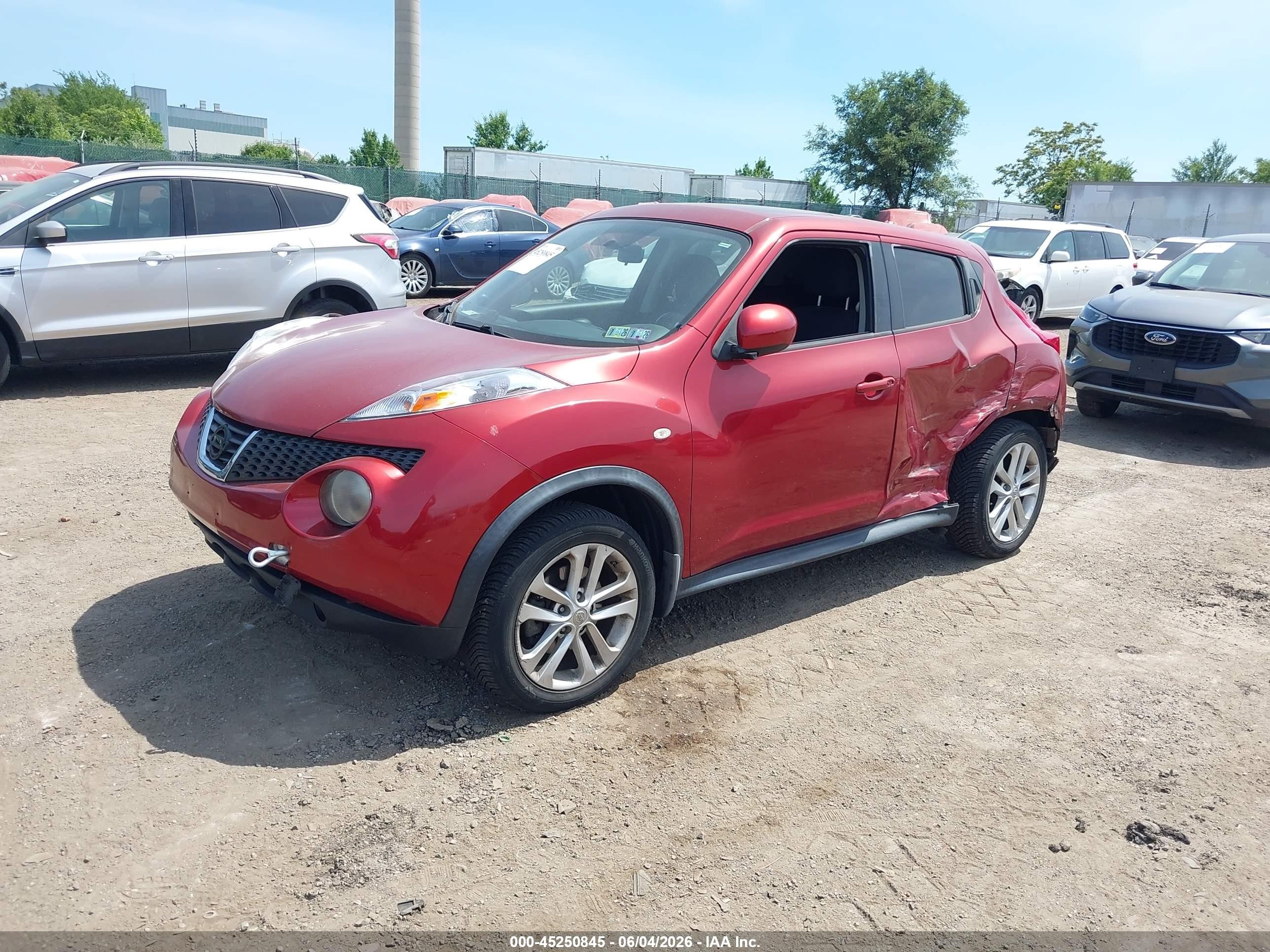 2011 Nissan Juke Sv Оранжевый vin: JN8AF5MV6BT009488