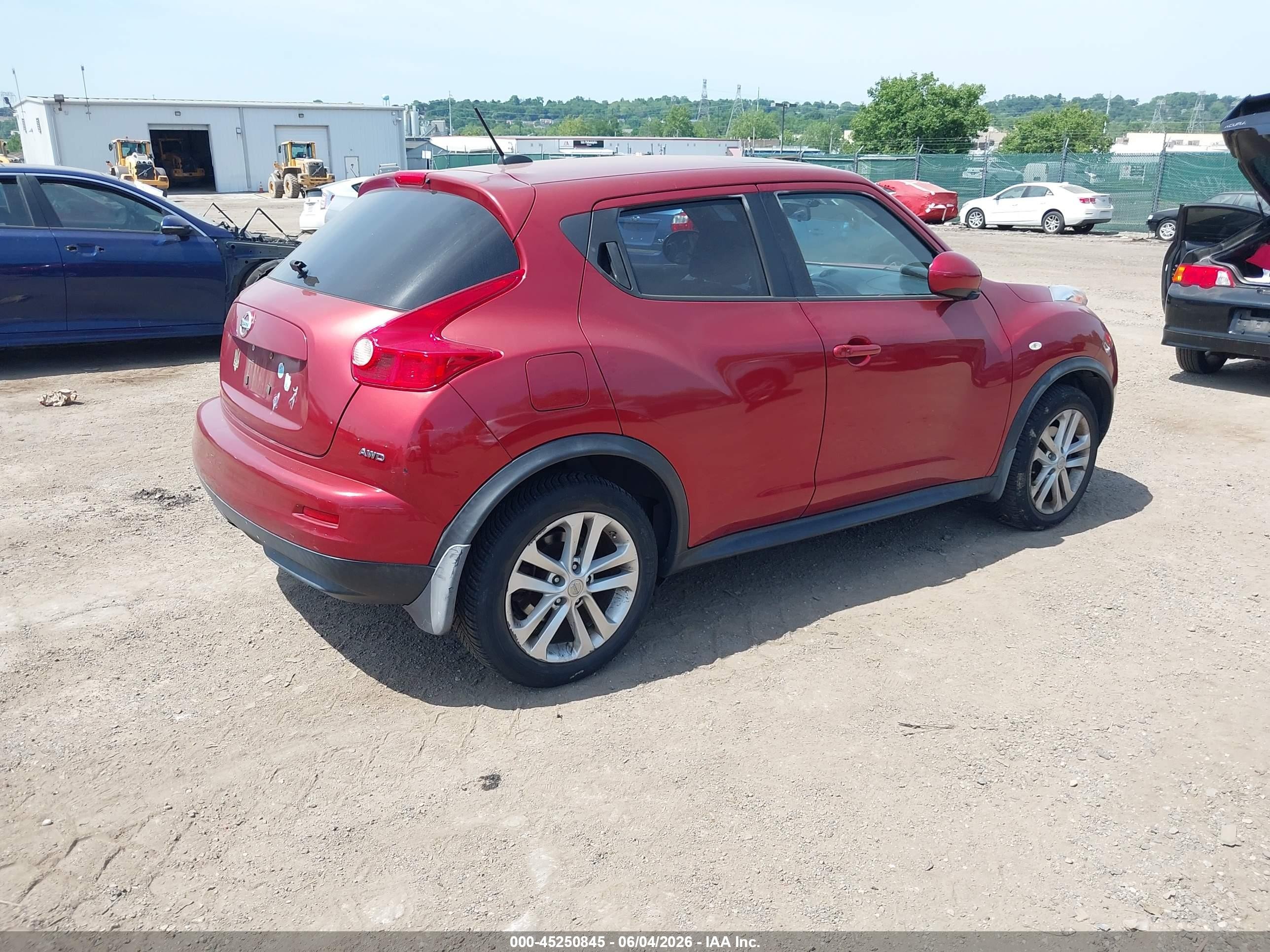 2011 Nissan Juke Sv Оранжевый vin: JN8AF5MV6BT009488