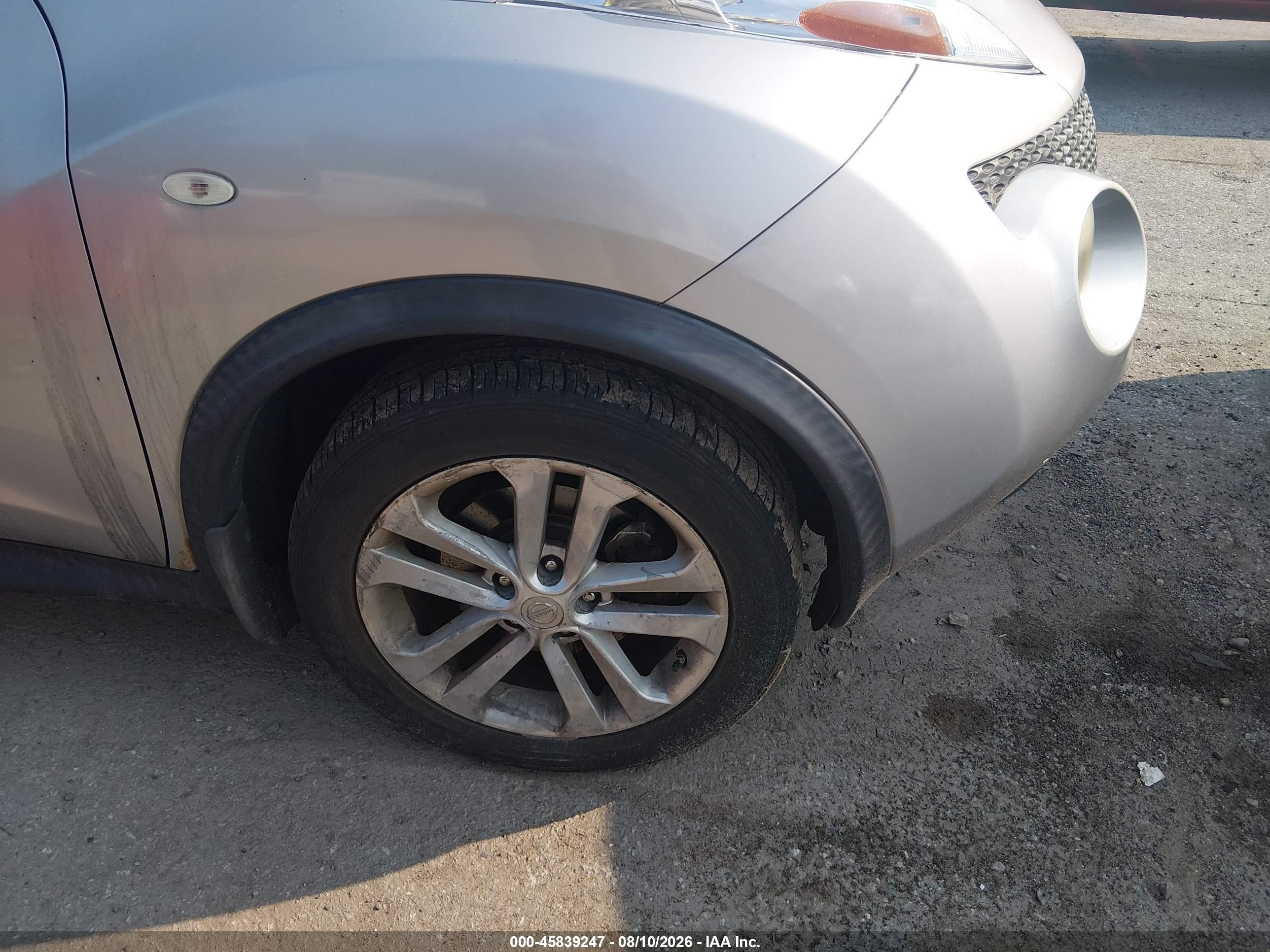 2011 Nissan Juke Sl Silver vin: JN8AF5MV6BT018742