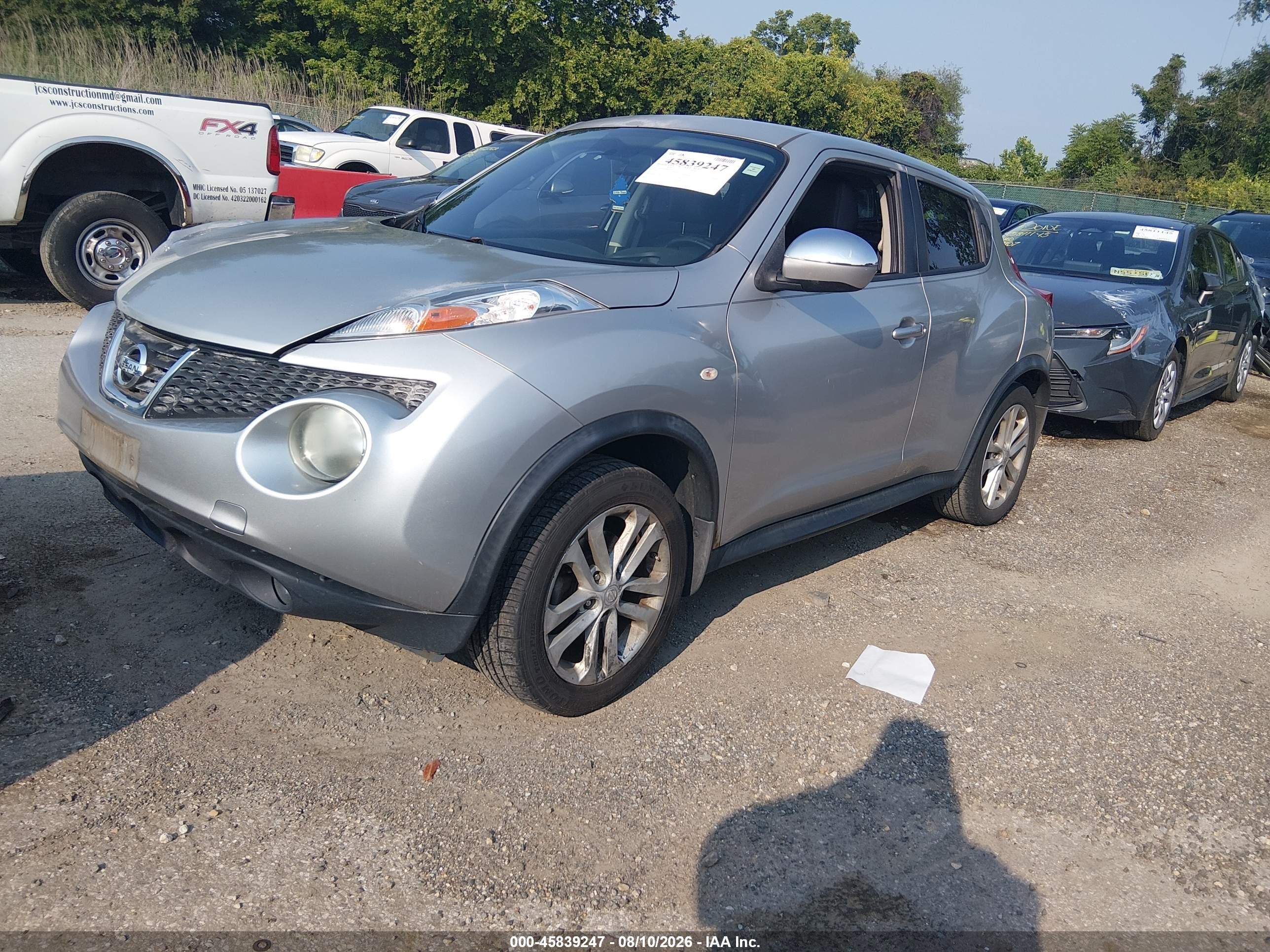2011 Nissan Juke Sl Silver vin: JN8AF5MV6BT018742