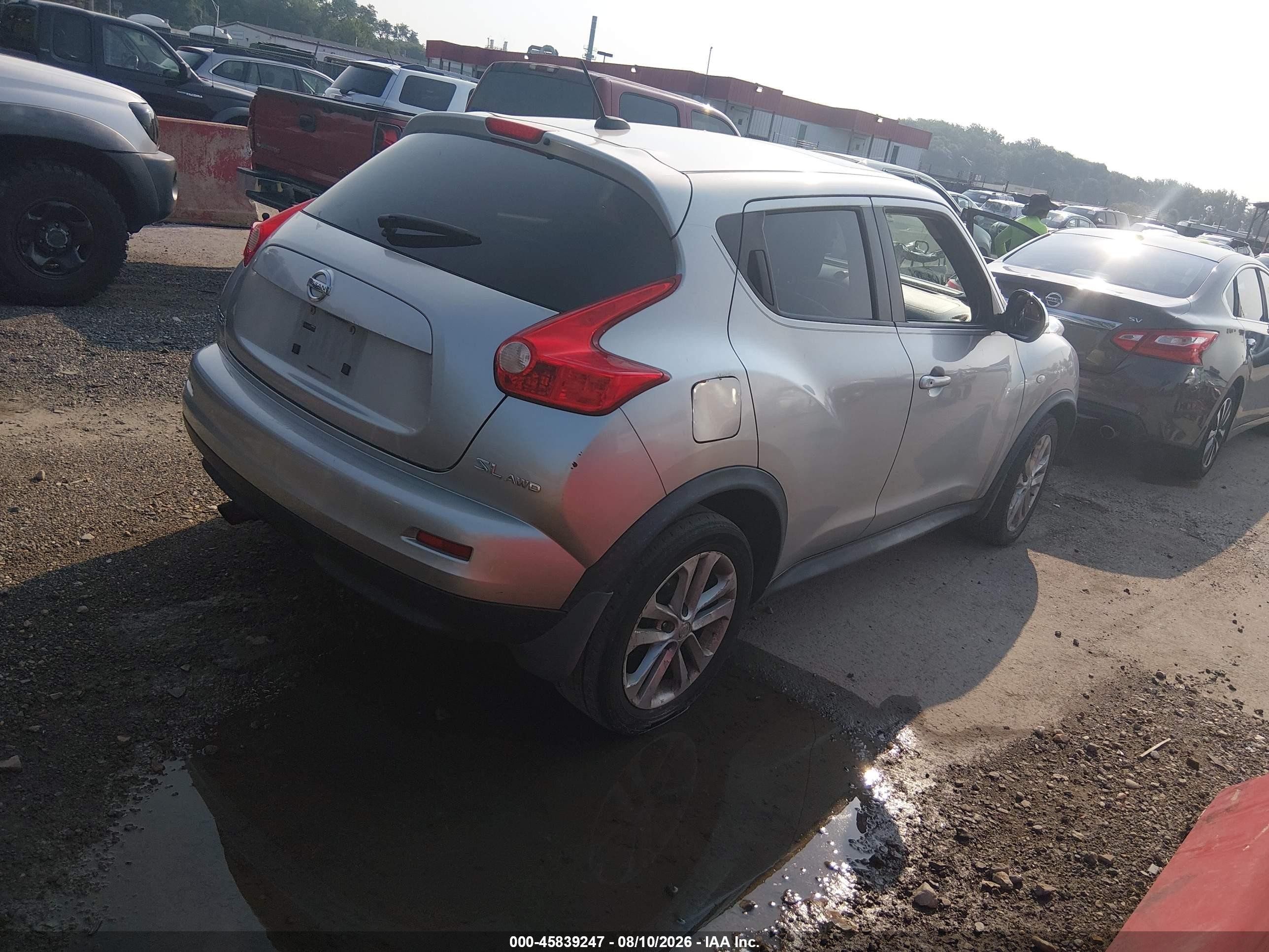 2011 Nissan Juke Sl Silver vin: JN8AF5MV6BT018742
