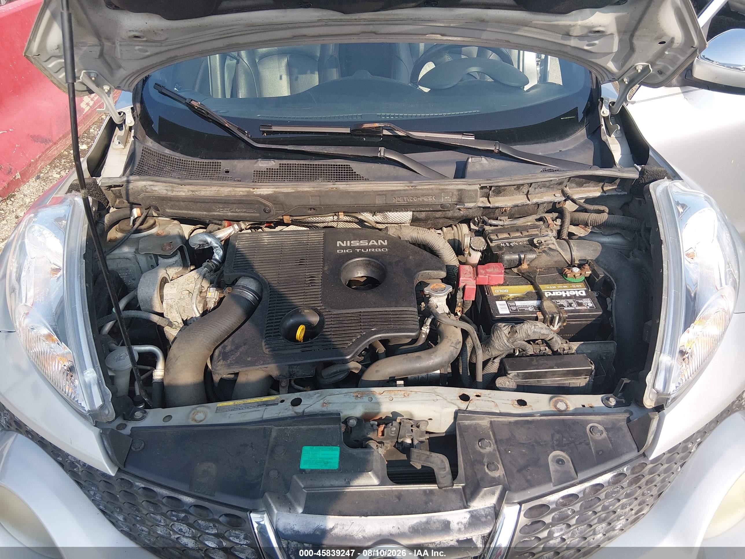 2011 Nissan Juke Sl Silver vin: JN8AF5MV6BT018742