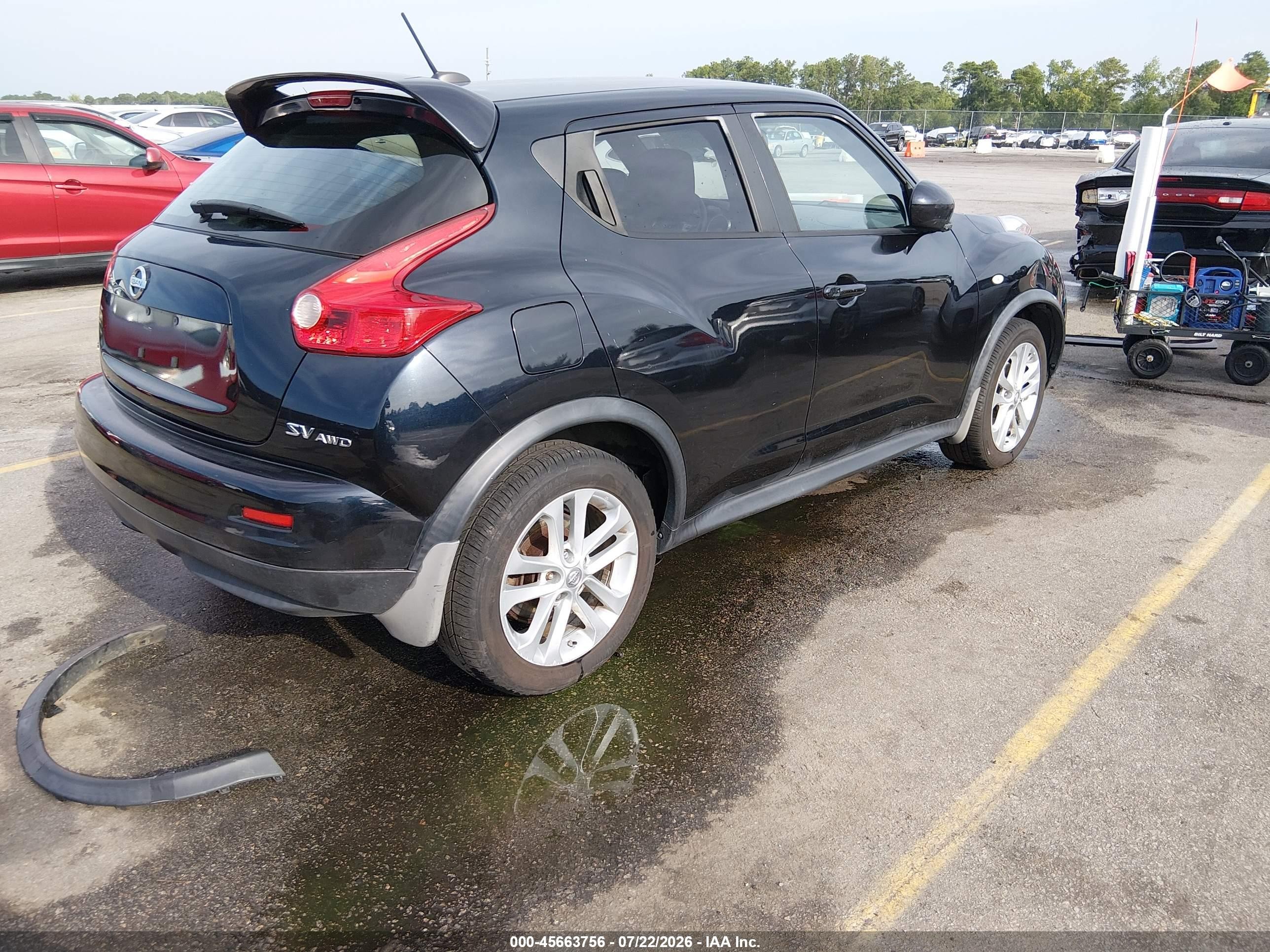 2011 Nissan Juke Sv Black vin: JN8AF5MV6BT025884