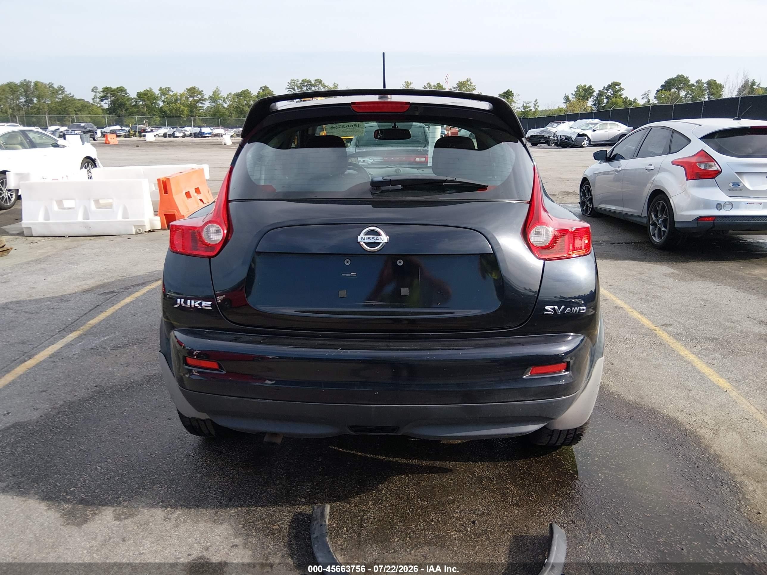 2011 Nissan Juke Sv Black vin: JN8AF5MV6BT025884