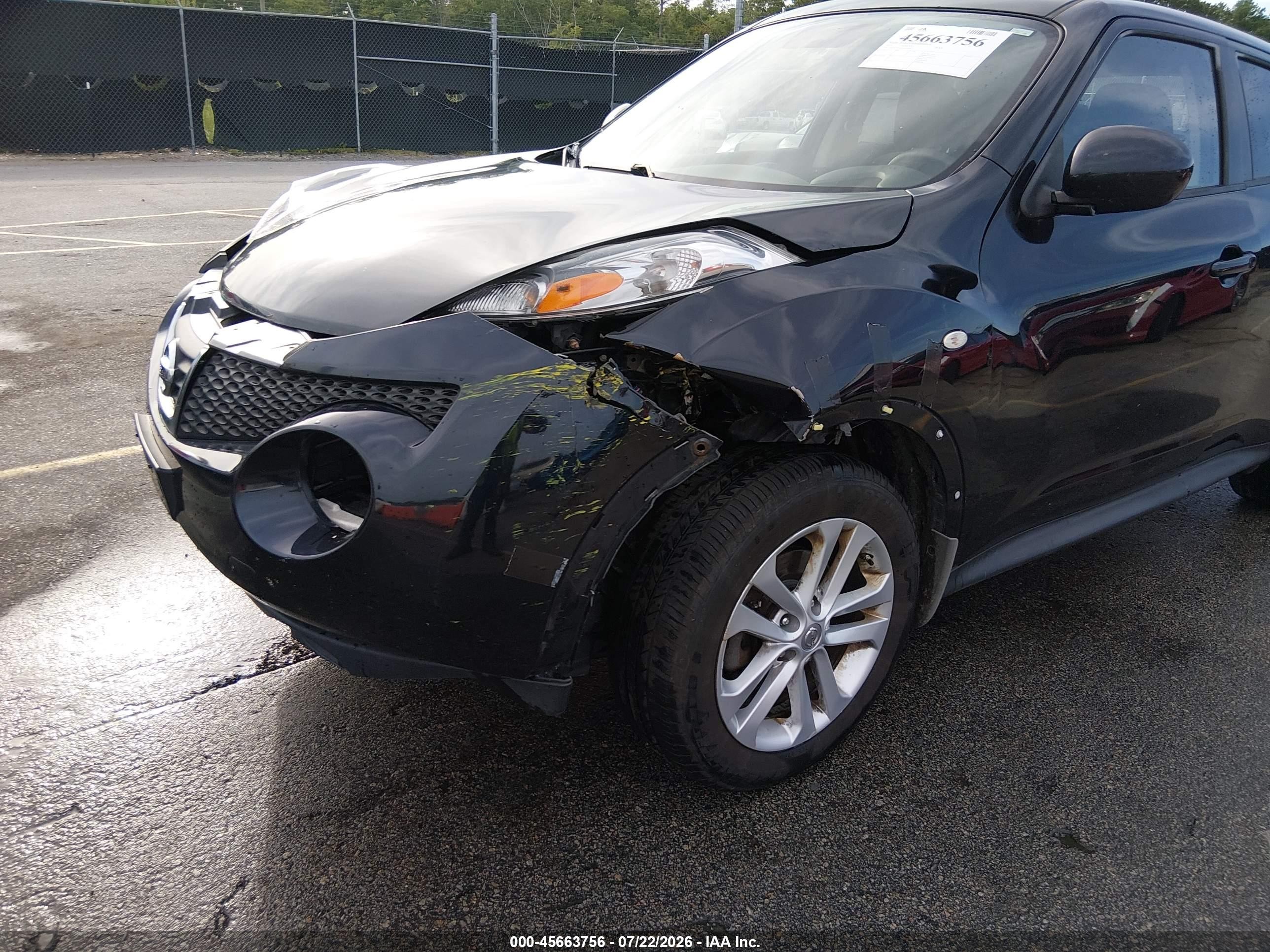 2011 Nissan Juke Sv Black vin: JN8AF5MV6BT025884