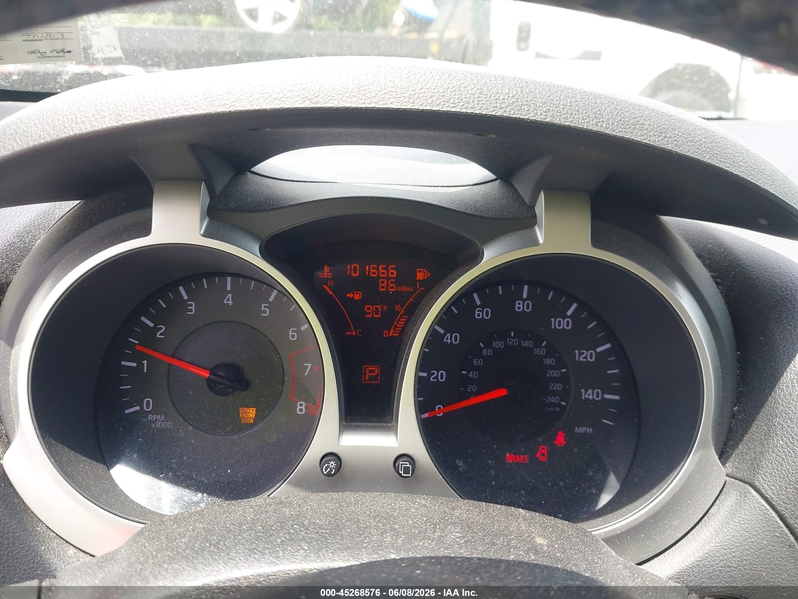 2012 Nissan Juke Sv White vin: JN8AF5MV6CT124707