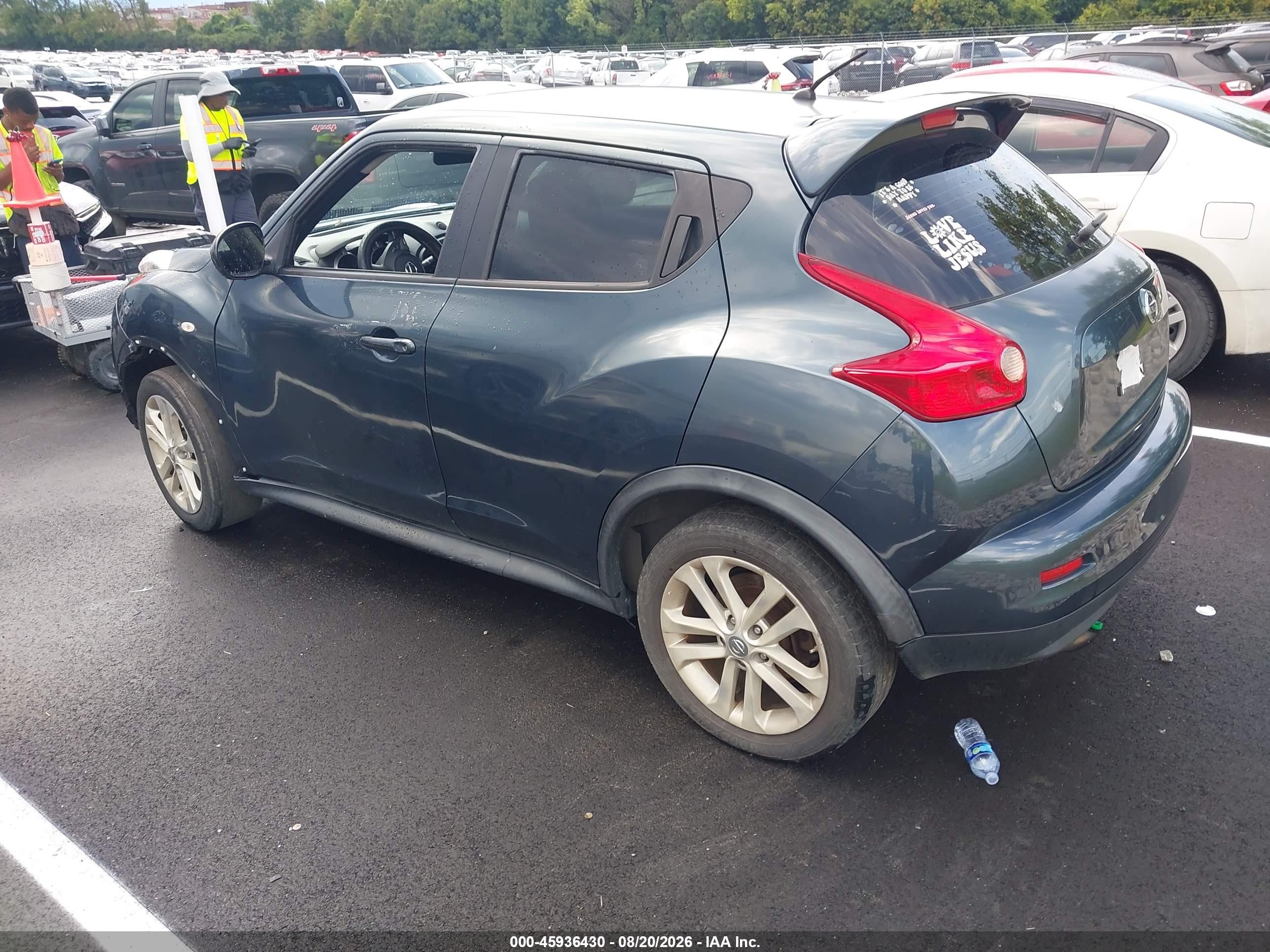 2013 Nissan Juke S Синий vin: JN8AF5MV6DT208821